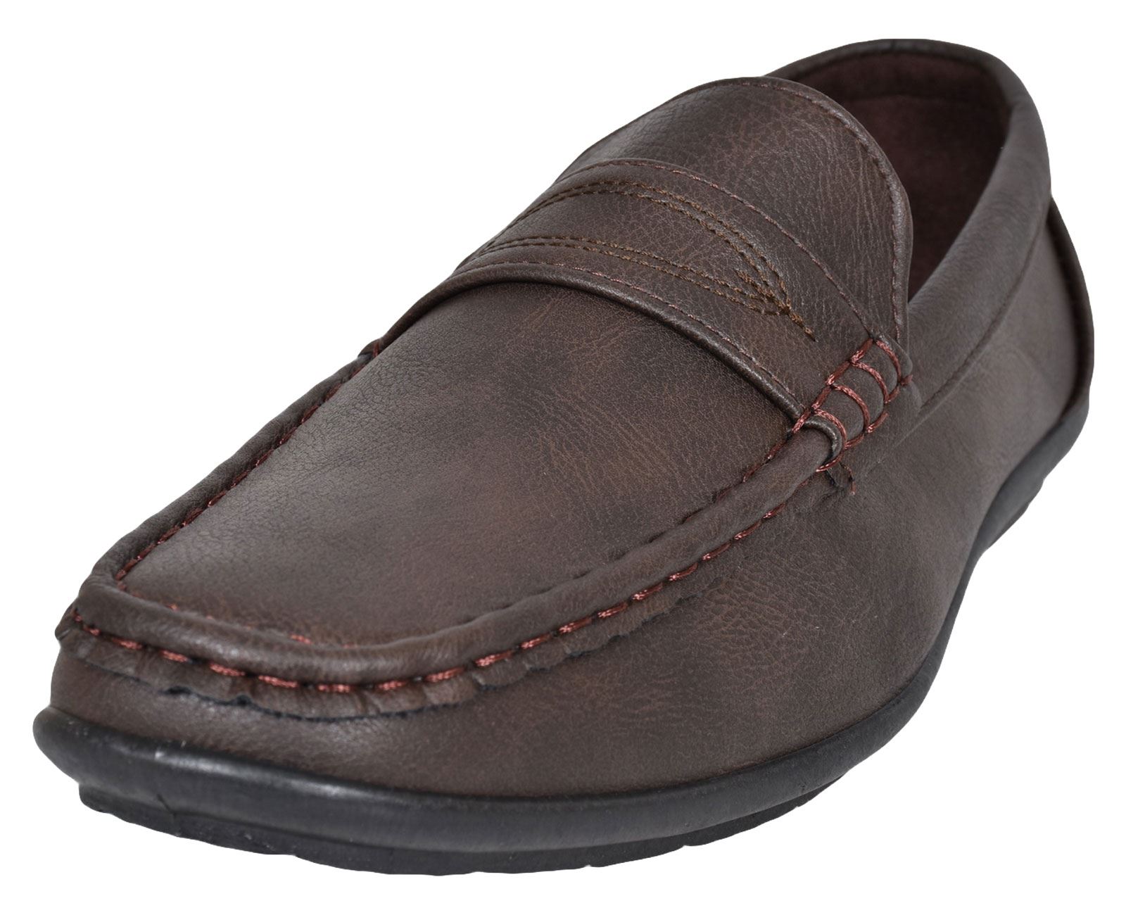 Mens Slip on Loafer Mocassin Shoes Flat Casual Driving Deck Boat Shoes