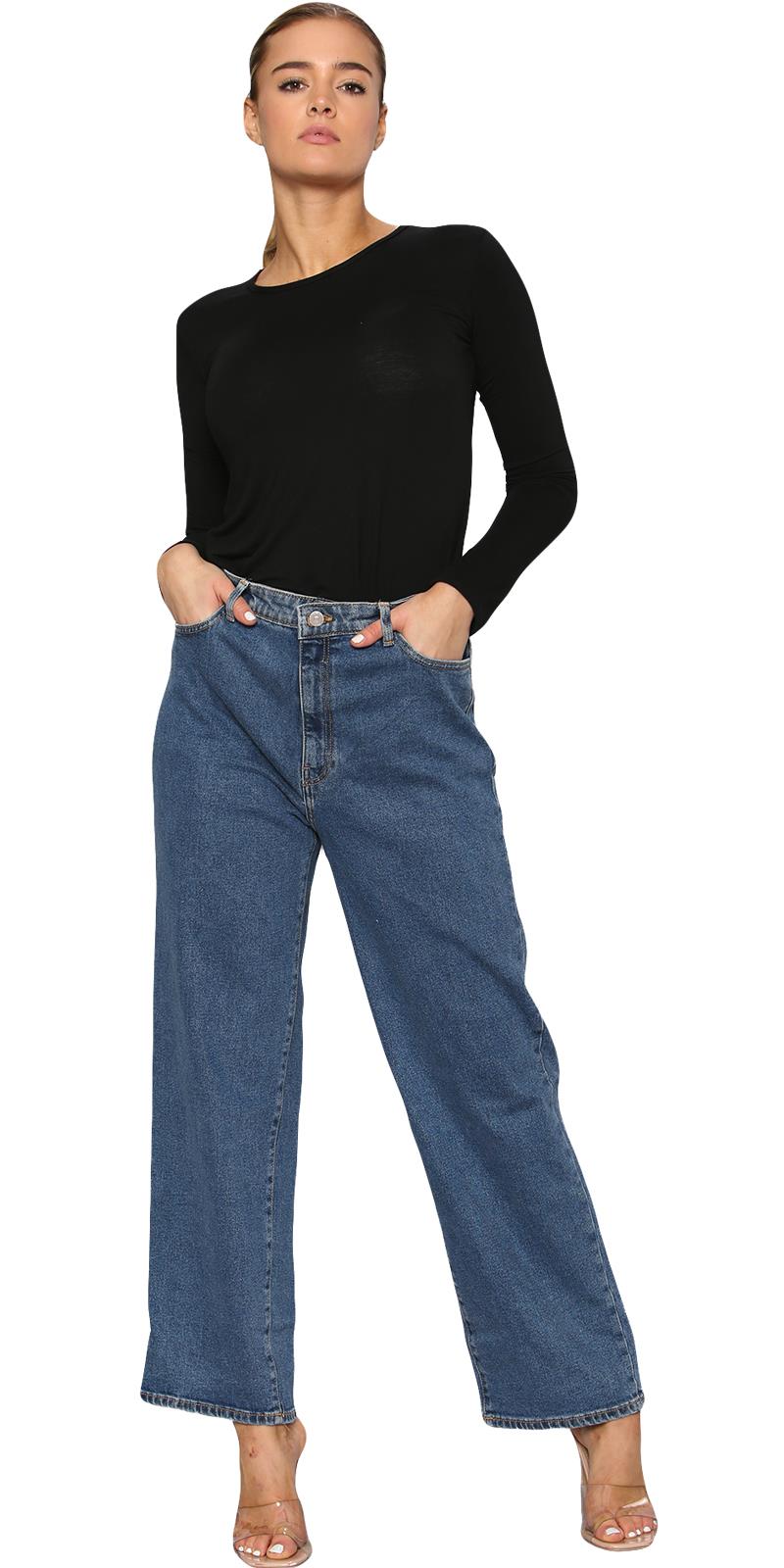 Pantalones de mezclilla para mujer Bootcut elásticos tiro medio acampanados pantalones largos pantalones talla 6-30 - Imagen 32 de 62