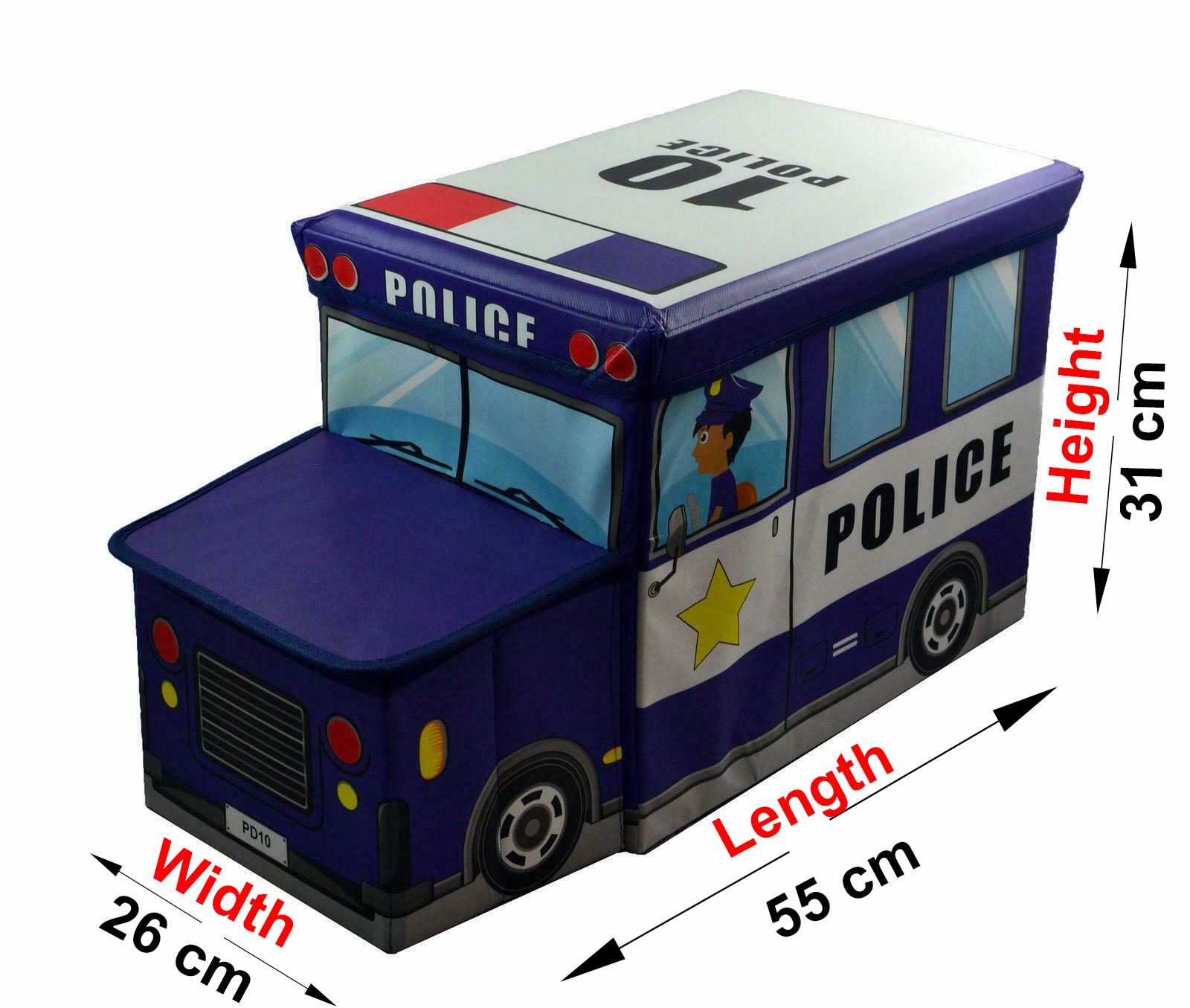 Kids Storage Seat Box Bus Children Toddler Books Chest Clothes Stool Folding Toy Kids Storage Seat Box Bus Children Toddler Books Chest Clothes Stool Folding Toy