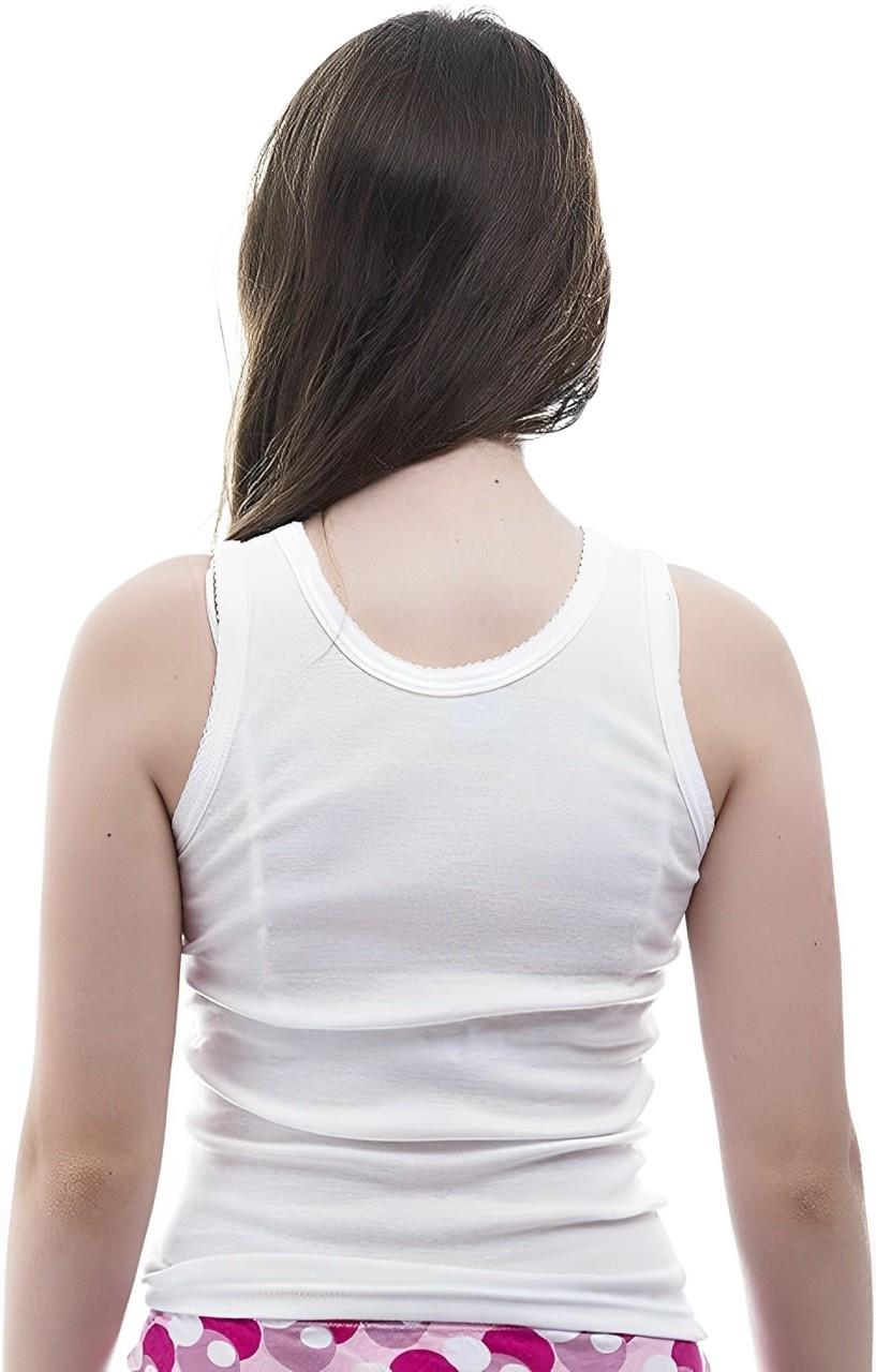 6 Pack Kids Boys Girls Vests Cotton Pastel Interlock Bow Schoolwear 2-13 Years - Picture 16 of 18