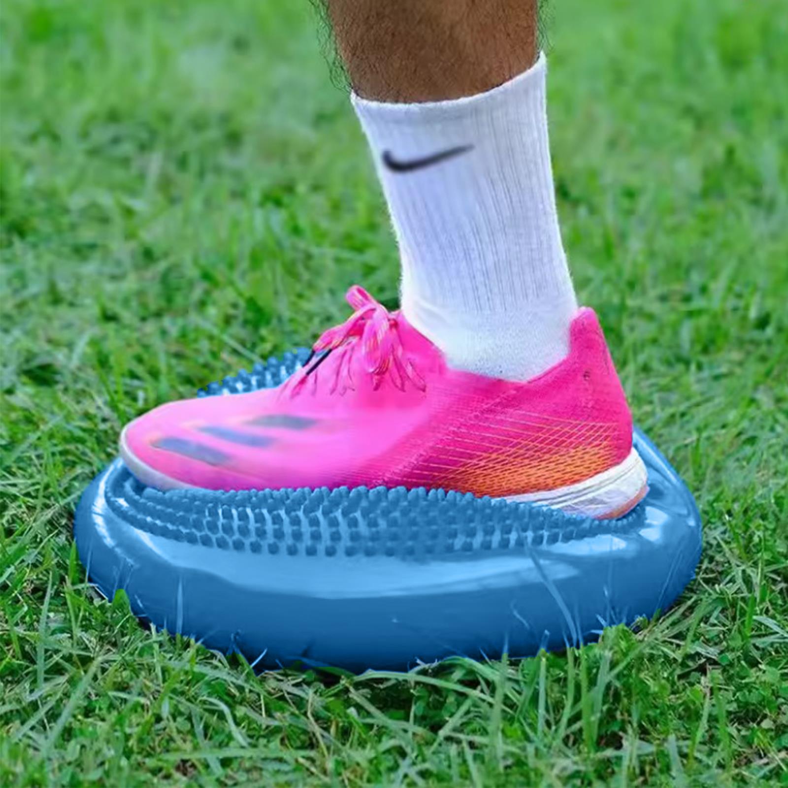 Cojín inflable de equilibrio oscilante disco de estabilidad yoga tabla de aire ayuda de entrenamiento - Imagen 12 de 16