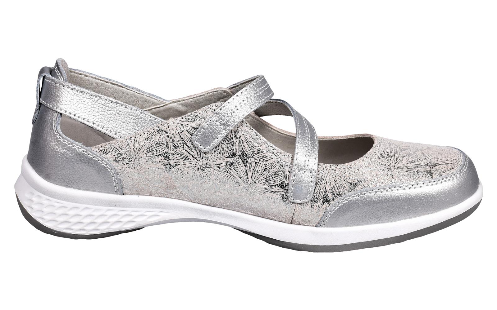 Ladies Mary Jane Sandals Flat Pumps EEE Wide Fit Comfort Bar Shoes UK Size 3 - 9 - Picture 24 of 30
