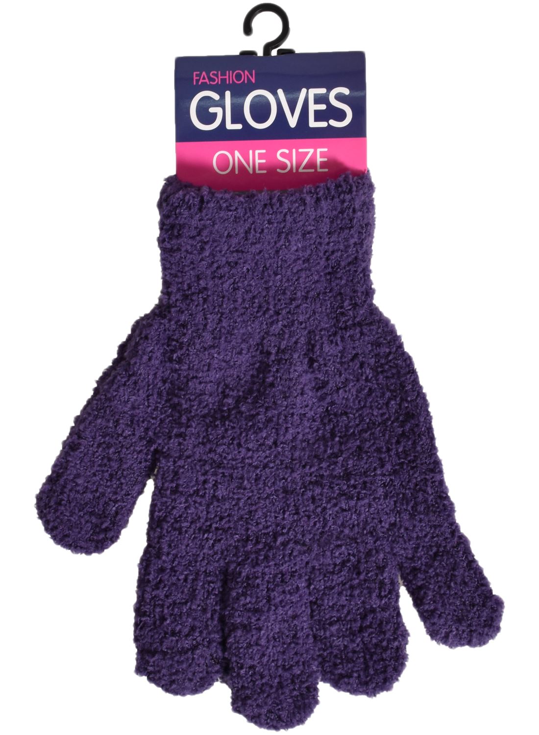 New Ladies Winter Chenille Woolly Knitted Stretchable Outdoor Warm Magic Gloves