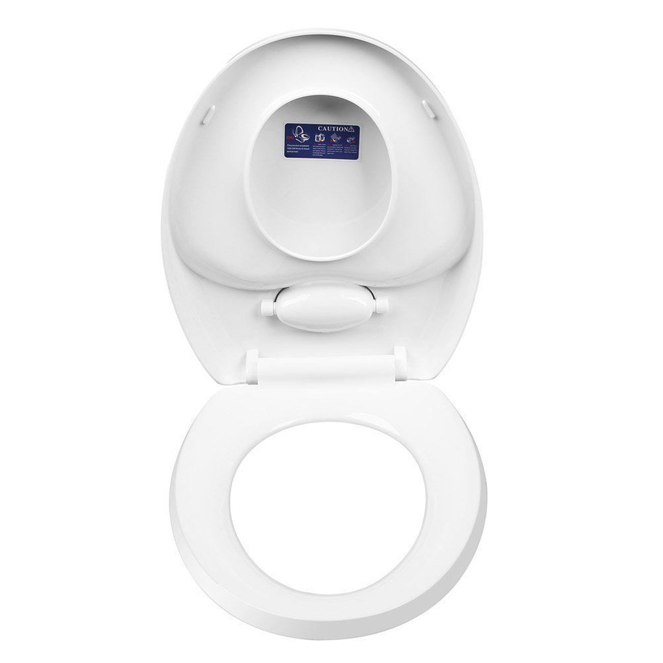 Family Toilet Seat Child Friendly 3 in 1 Unbreakable Quick Release For