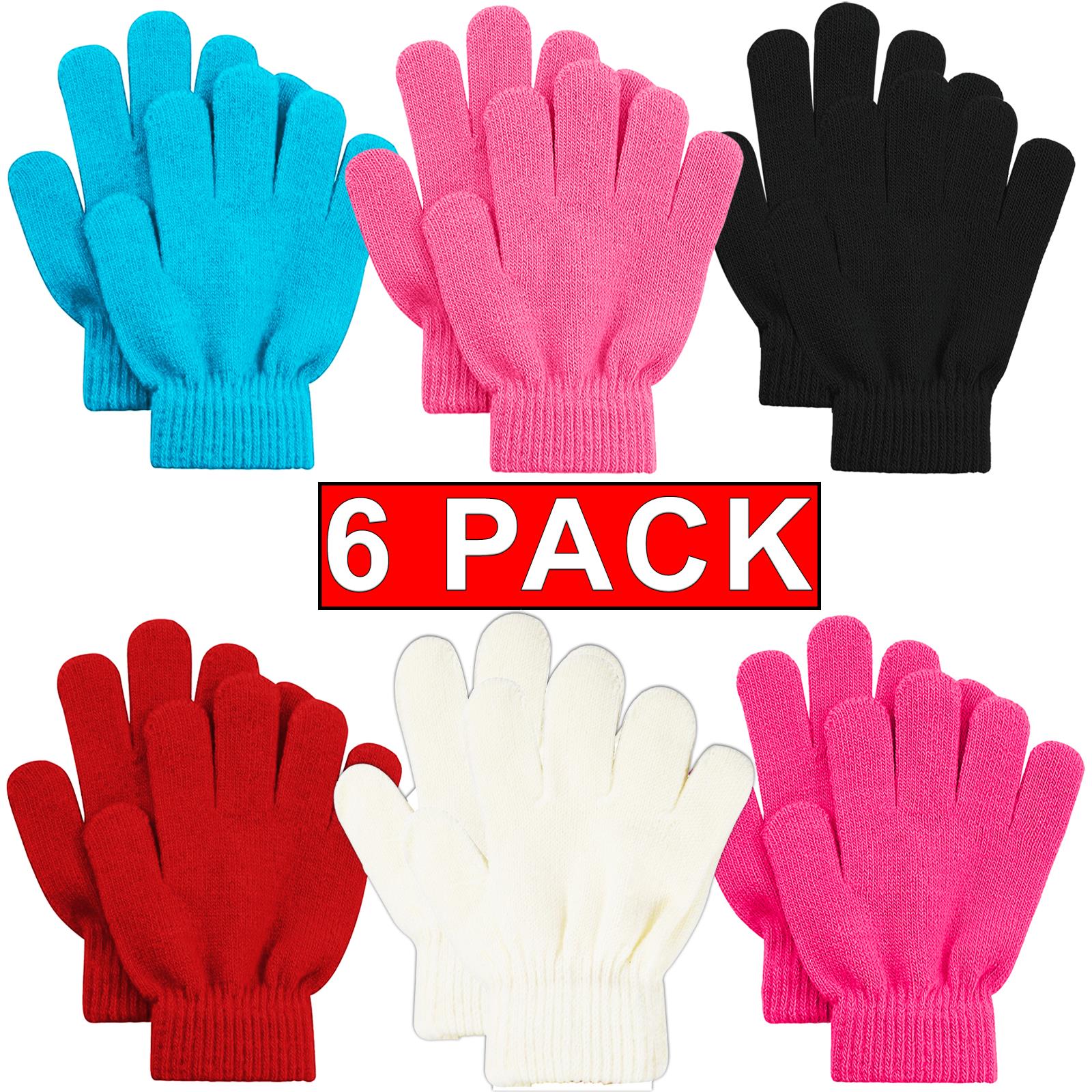 Mädchen magische Handschuhe warm Winter Kinder Jungen Unisex dehnbar Kinder schwarz Handschuhe Menge - Bild 8 von 51