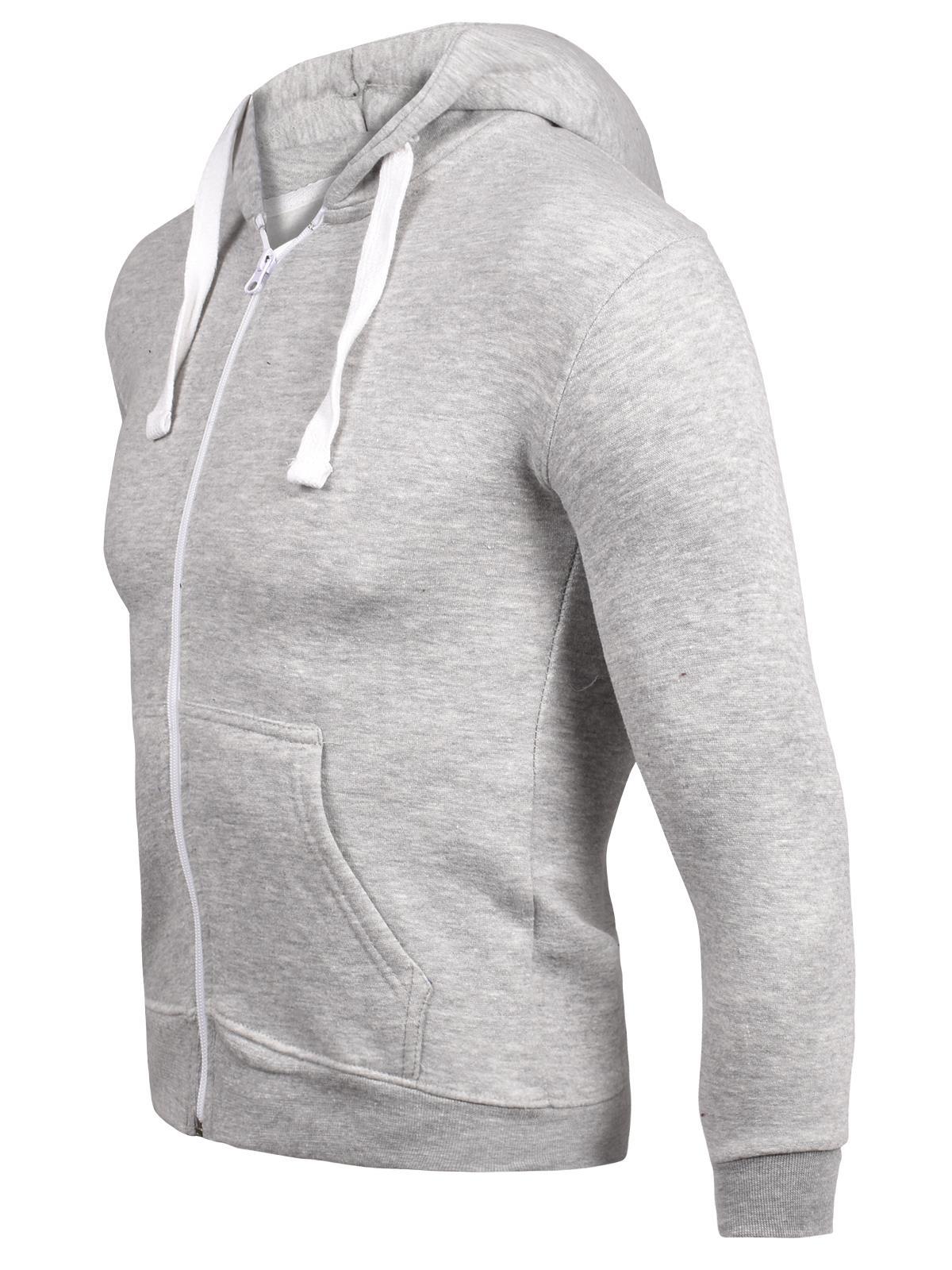 Kids Zip up Hoodie Sweatshirts PE School Jumpers Fleece Hoodies For Boys Girls - Picture 170 of 264