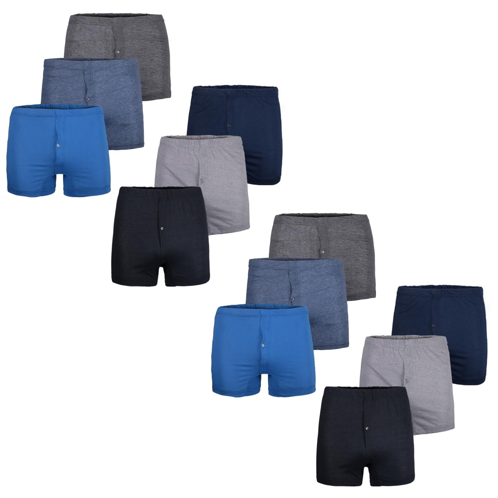 Calzoncillos boxer lisos cómodos clásicos de algodón para hombre - Imagen 26 de 36