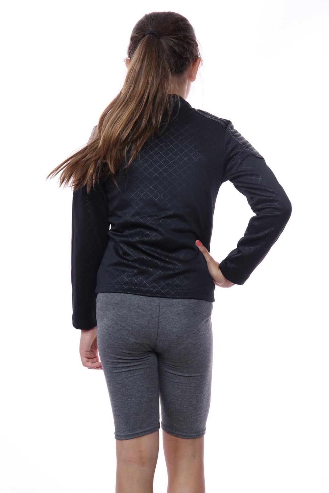Kids Girls Tracksuit Zip Up Jacket Casual Sports Jogging Bottoms Activewear Set - Picture 11 of 16