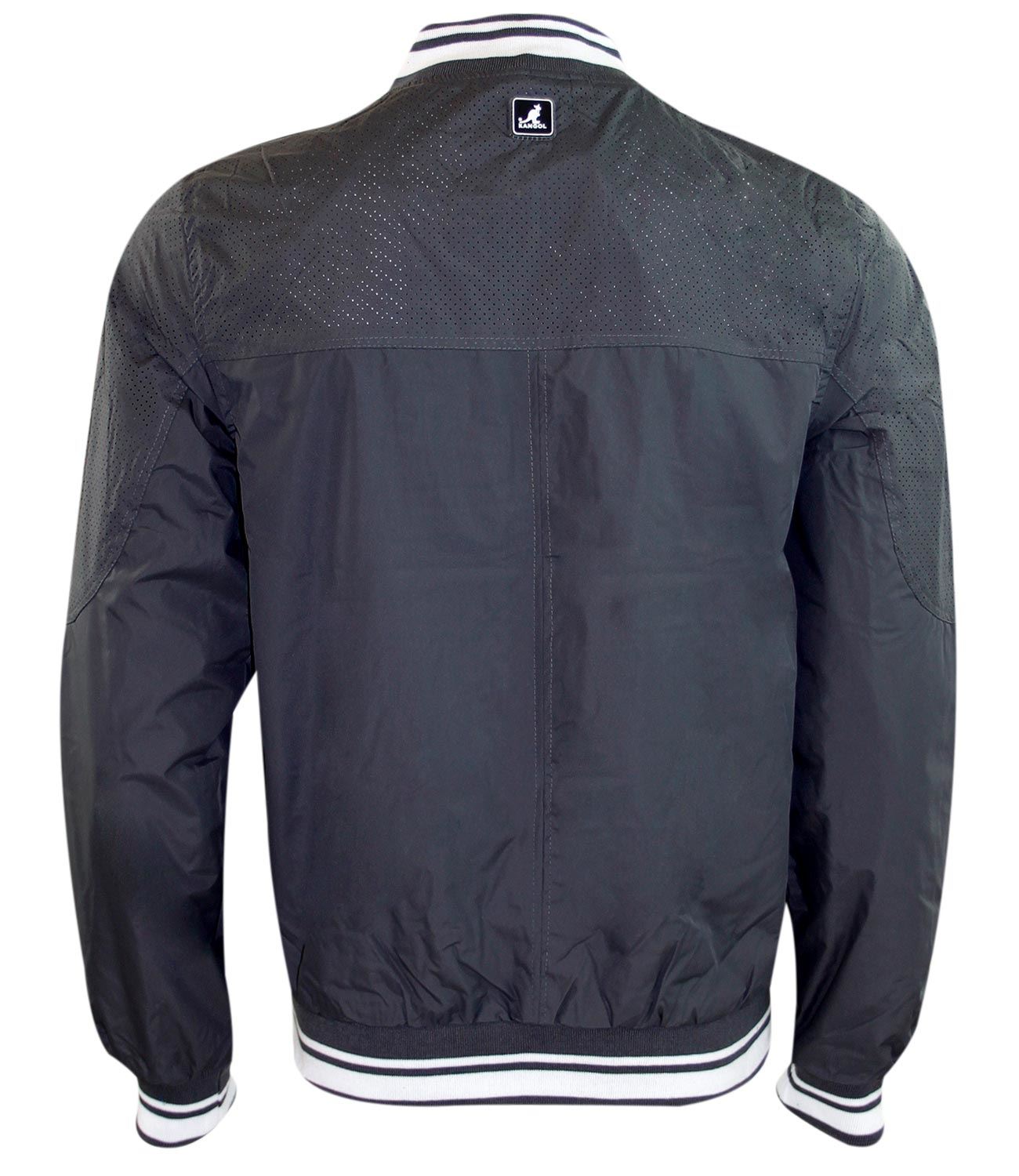 Mens Kangol Summer Breathable Jacket Light Non Padded Water Repellent