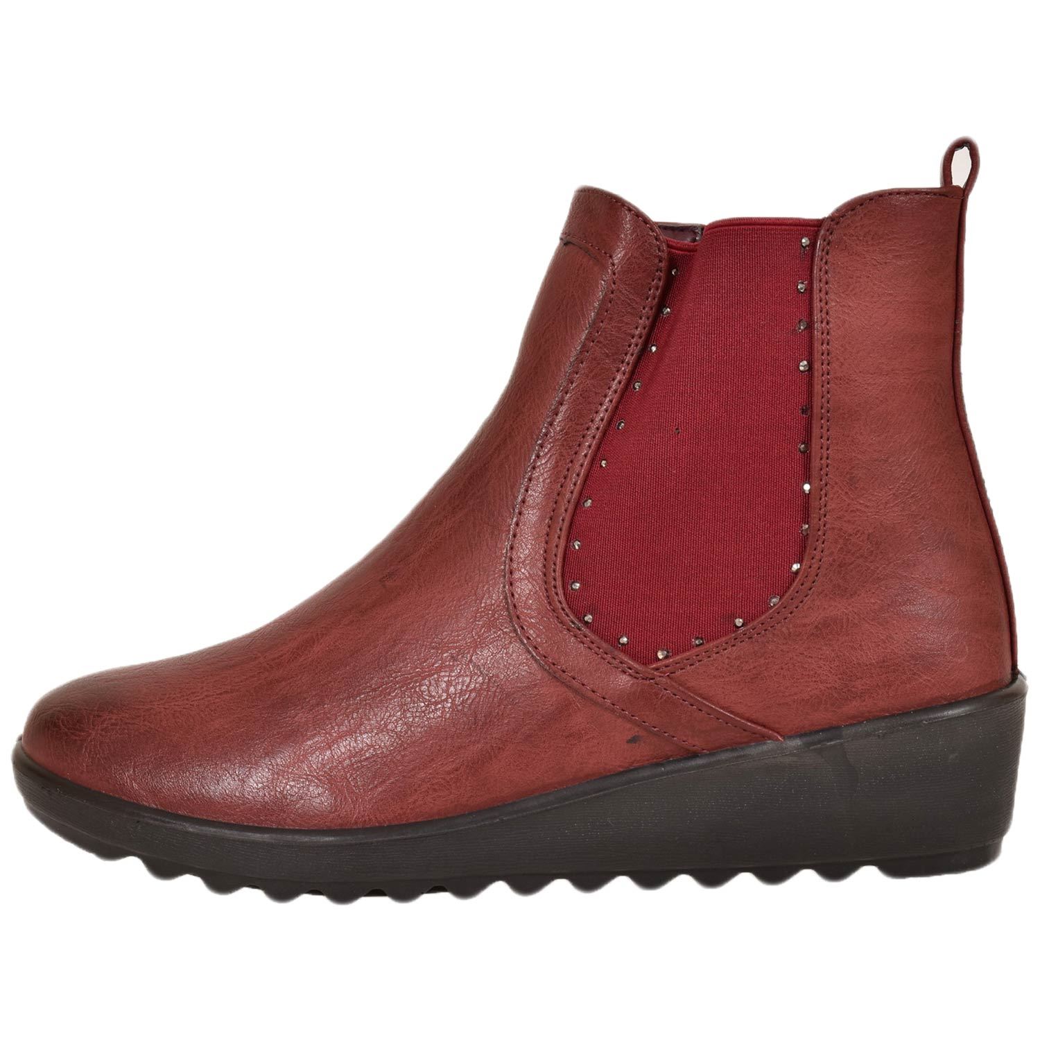 diamante chelsea boots