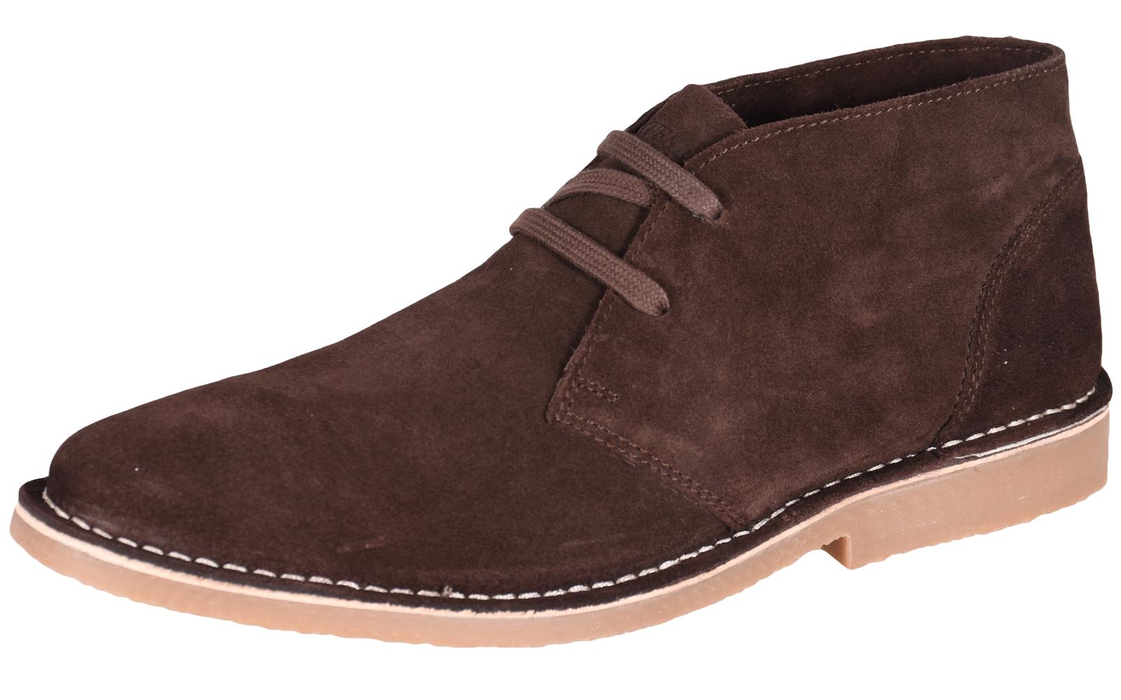CATESBY Mens Desert Boots Lace up Suede Leather Hunt Chukka UK Shoe