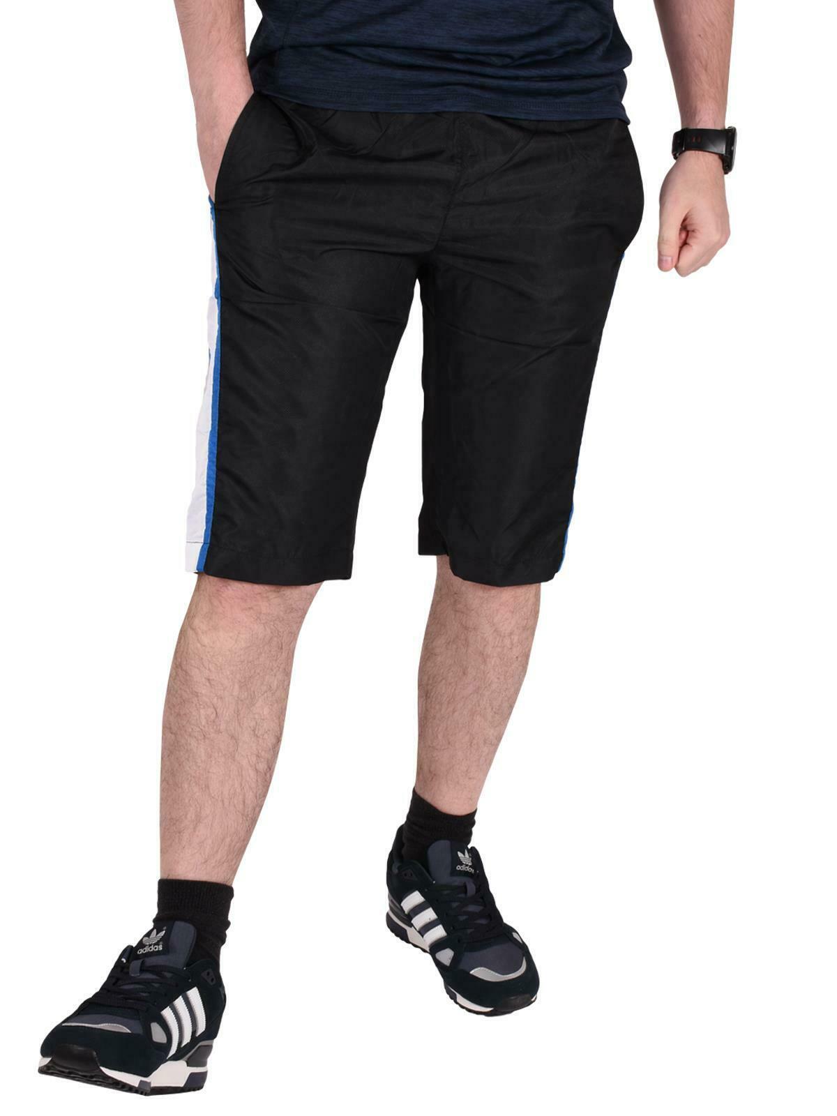 Pantalones Cortos Para Hombre Informales 3/4 Largo Largo Elásticos Ligeros Deportes Gimnasio Pantalones Reino Unido - Imagen 11 de 34