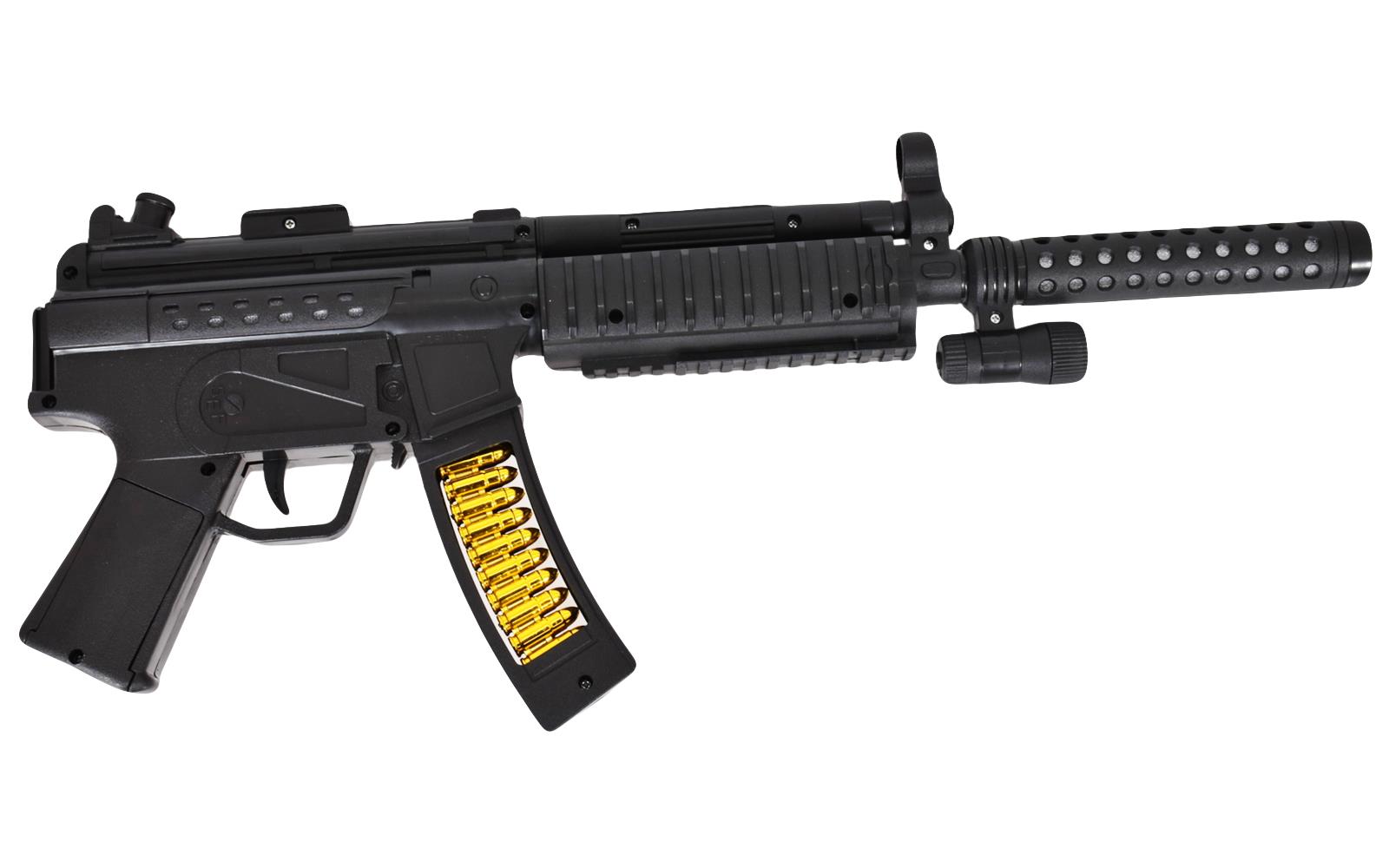 Kids Police Plastic Toy Gun Flashing LED Firing Laser With Light & Sound Effects - Picture 15 of 21