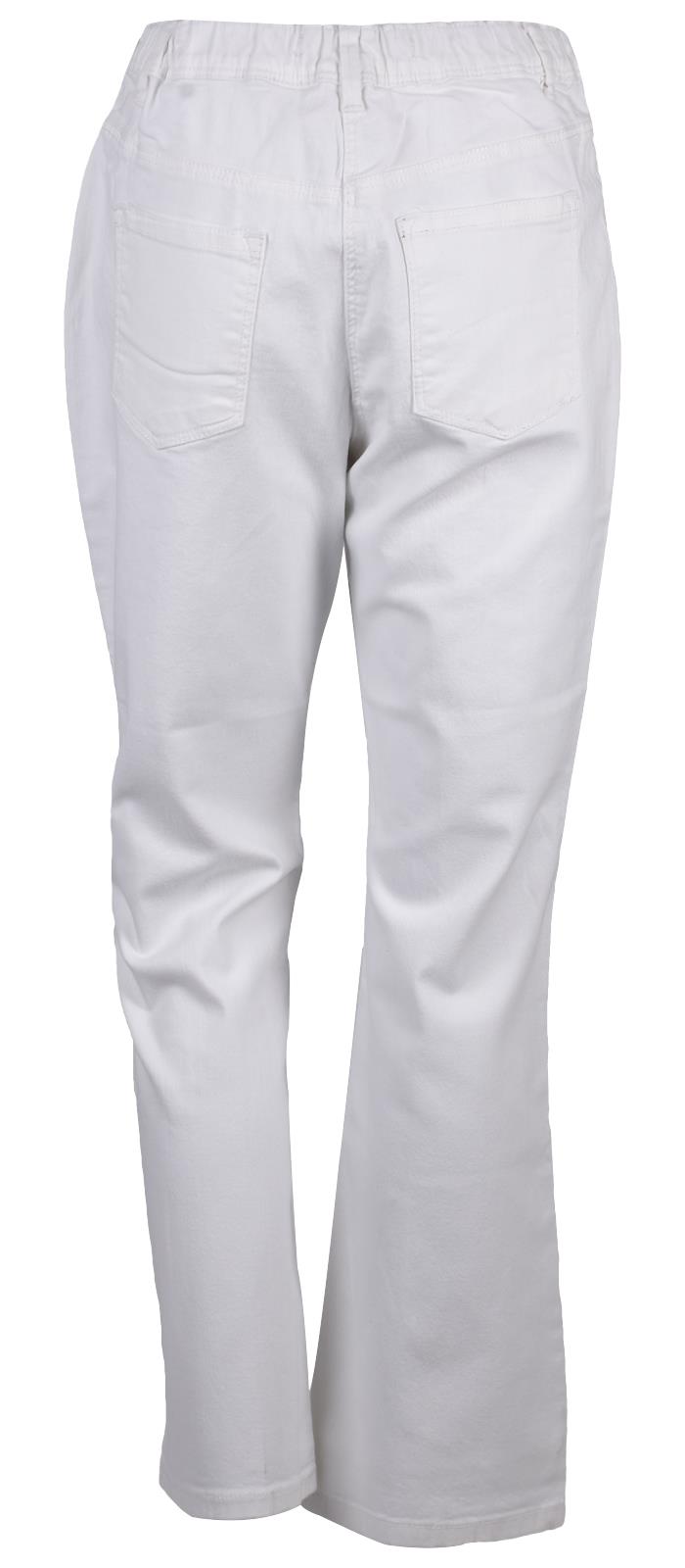 Pantalones de mezclilla elásticos acampanados acampanados con corte bota para mujer - Imagen 29 de 30