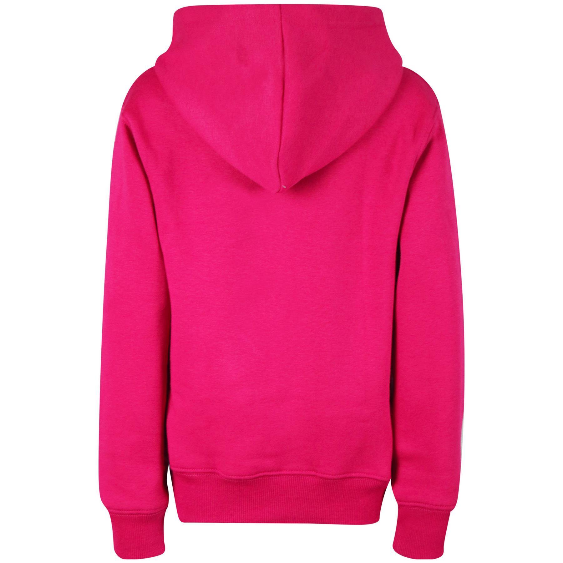 Kids Girls Boys Plain Hooded Jumper Fleece Pullover Hoodie Unisex Sweatshirt - Picture 78 of 128