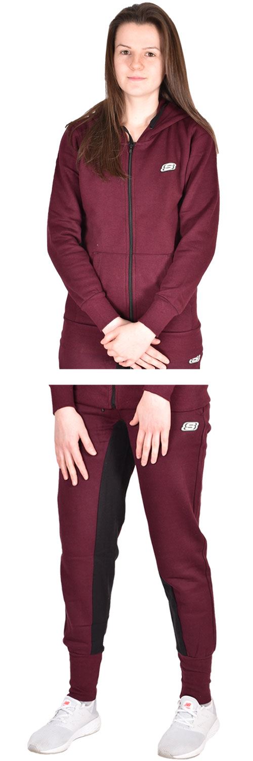 Skechers Ladies Plain Tracksuit Set 