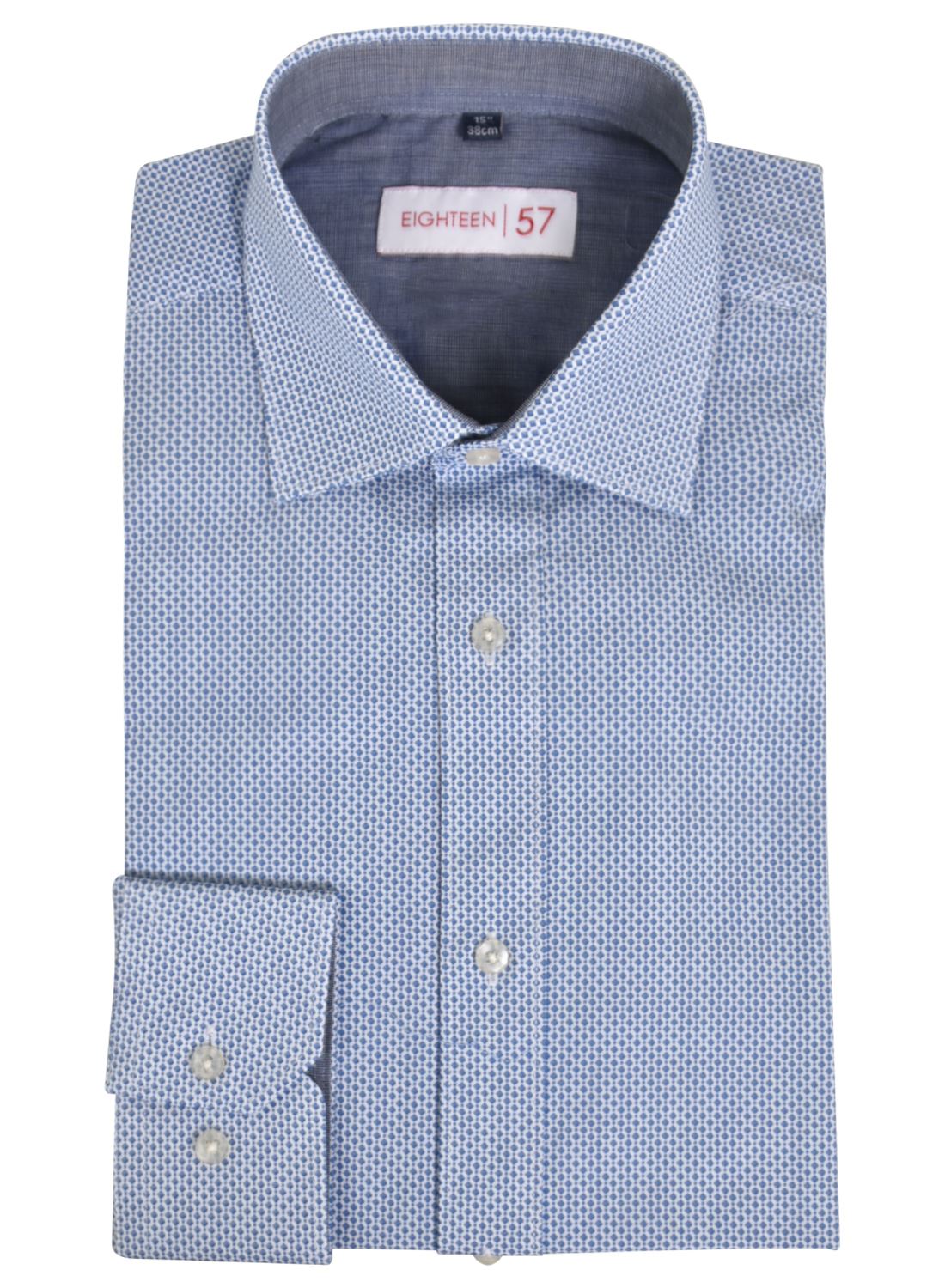 Da Uomo Formale Manica Lunga Tasca sul petto colletto a righe 2 Tono Festa Matrimonio Camicia