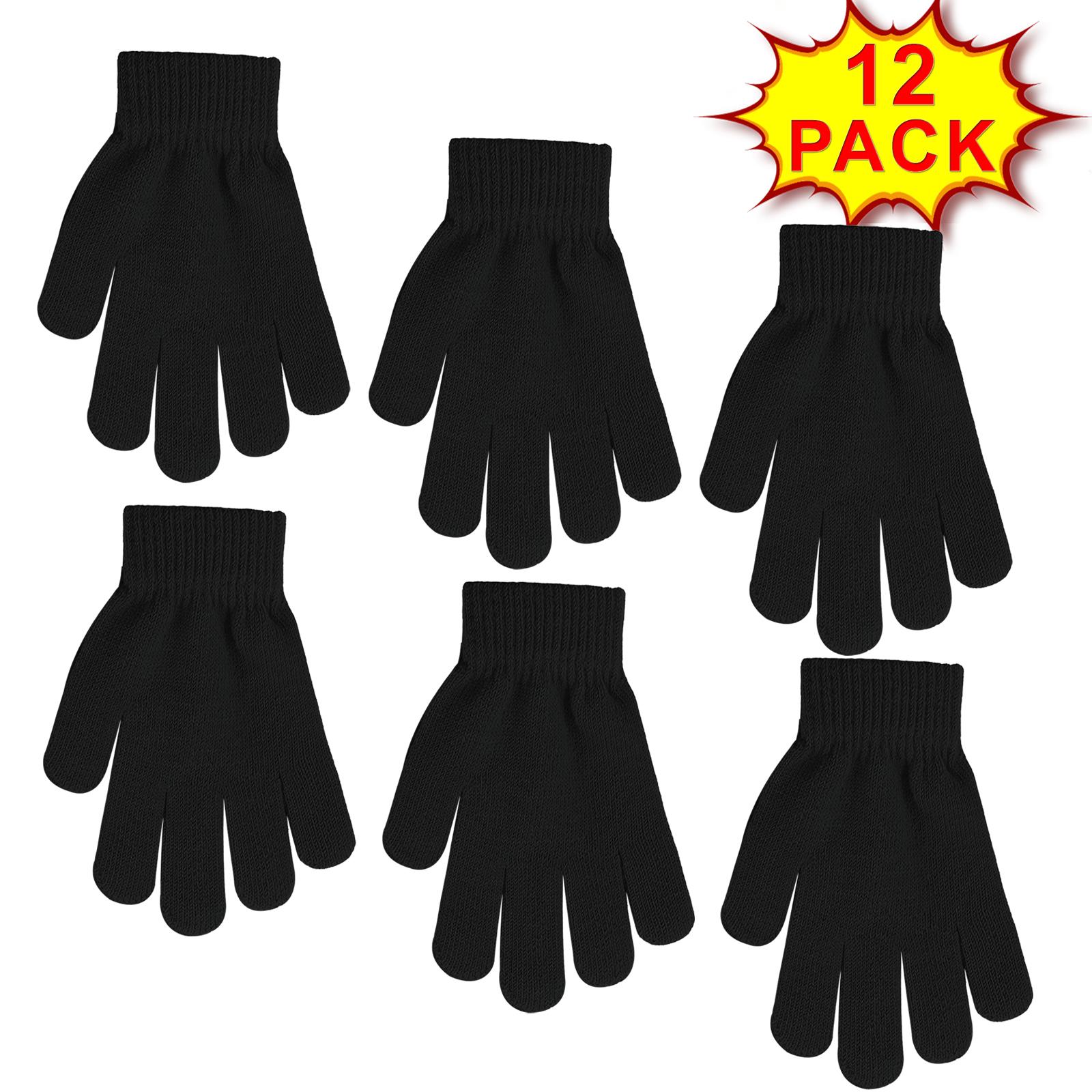 Mädchen magische Handschuhe warm Winter Kinder Jungen Unisex dehnbar Kinder schwarz Handschuhe Menge - Bild 29 von 51