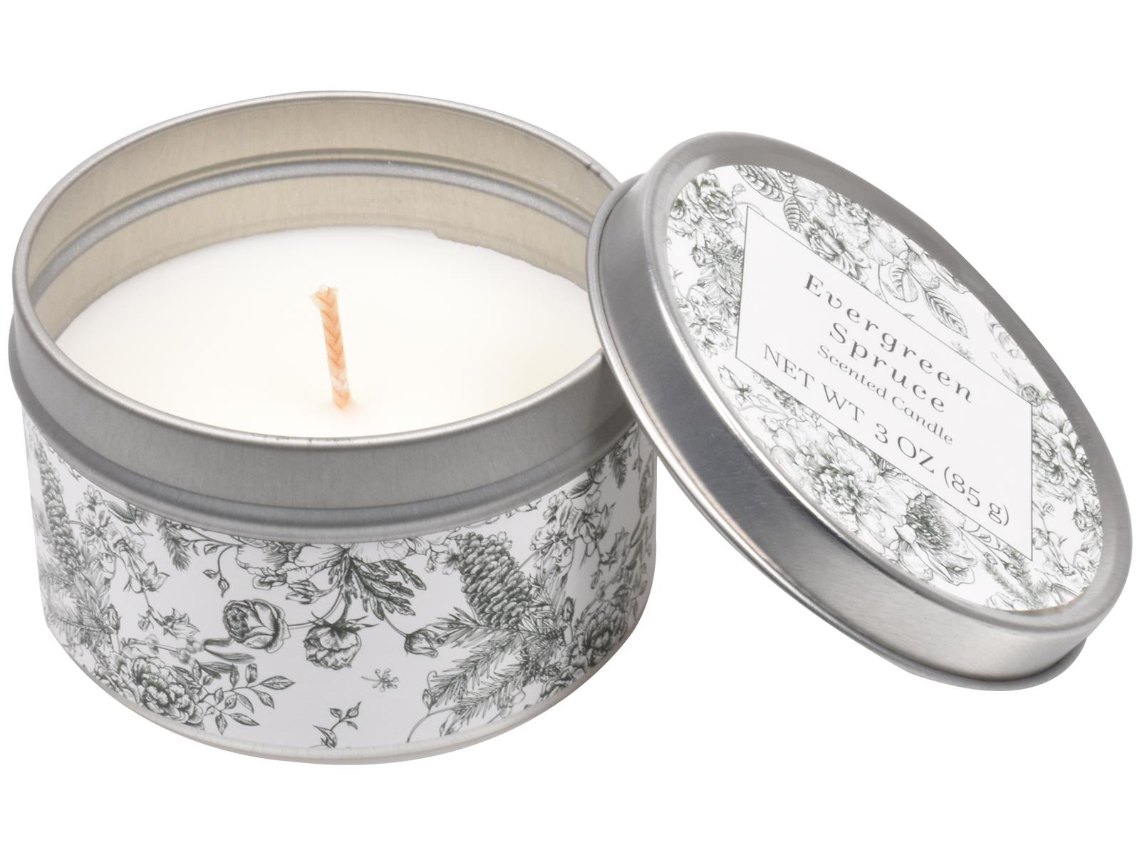 Scented Candles New Set of 3 Festive Christmas Decorative Tin Xmas Gift set - Picture 72 of 99
