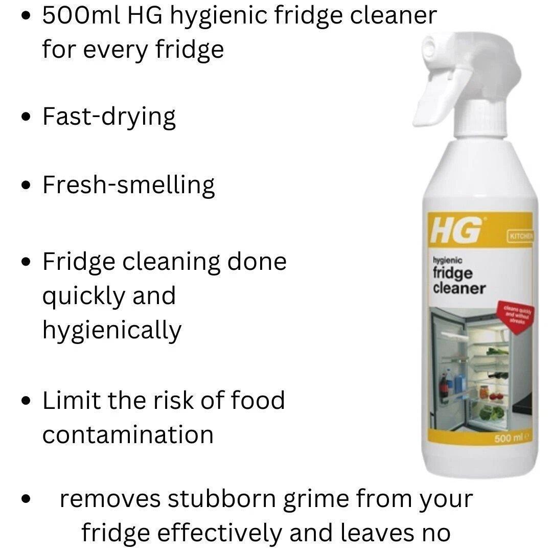 HG Oven, Grill & Barbecue Cleaner 500 ML & Hygienic Fridge Cleaner 500 Ml – A Fridge Cleaner Spray For A Thoroughly Clean And Fresh-smelling Fridge - View #3