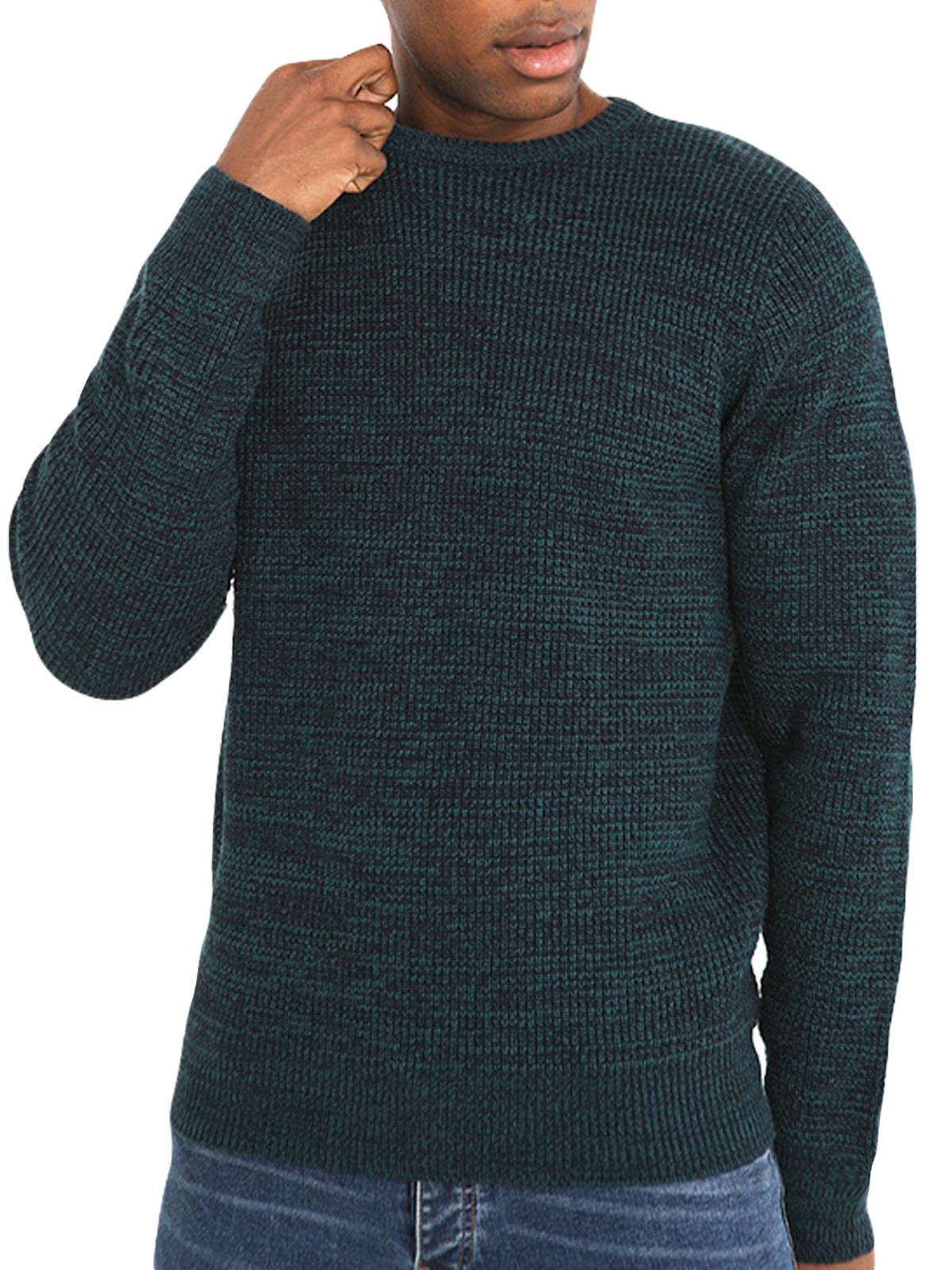Brave Soul Mens Cable Knit Fisherman Knitted Jumper Weave Warm Pullover Sweater - Picture 19 of 51