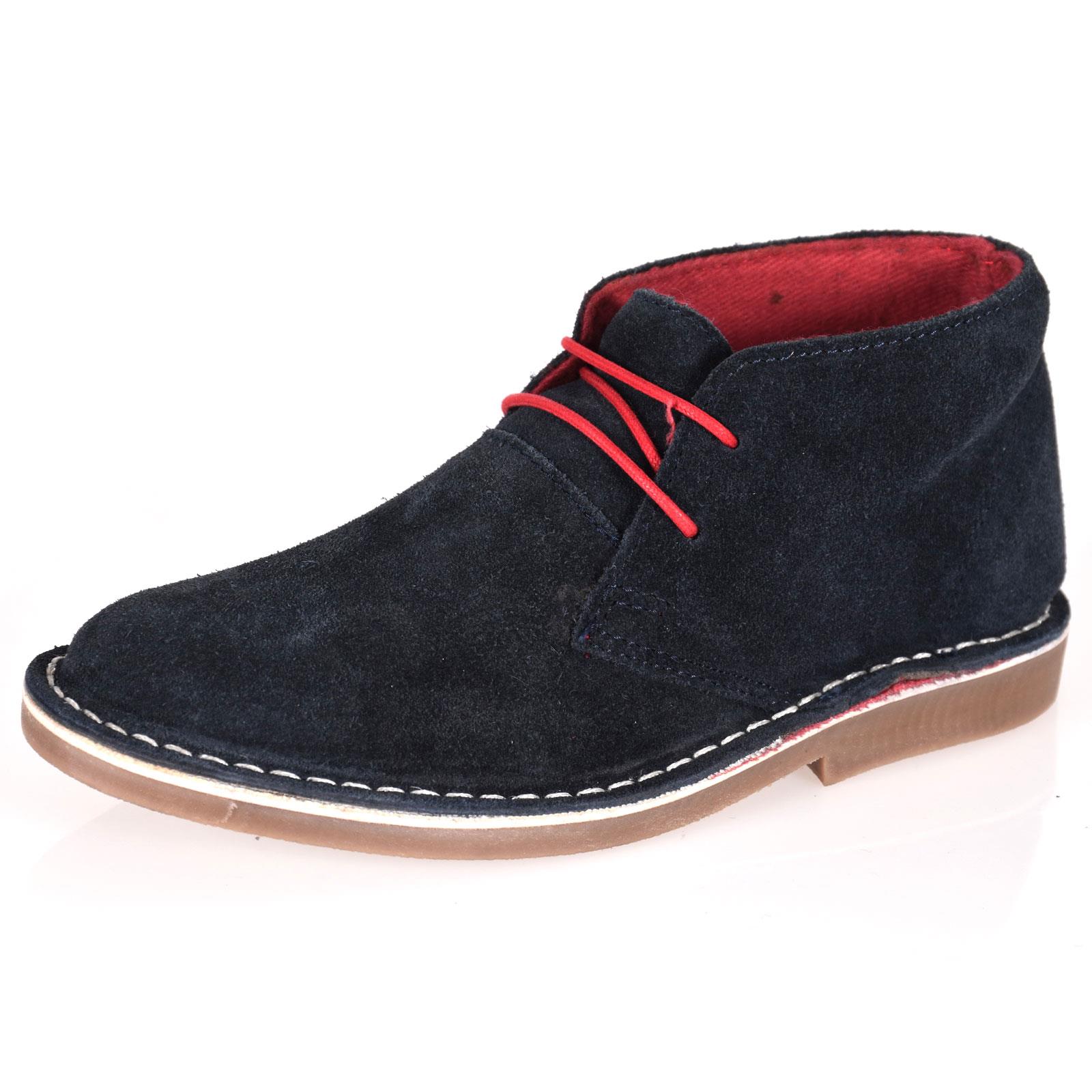 Silver Street Boys Desert Boots Lace up Suede Leather Chukka Casual Ankle Boots eBay
