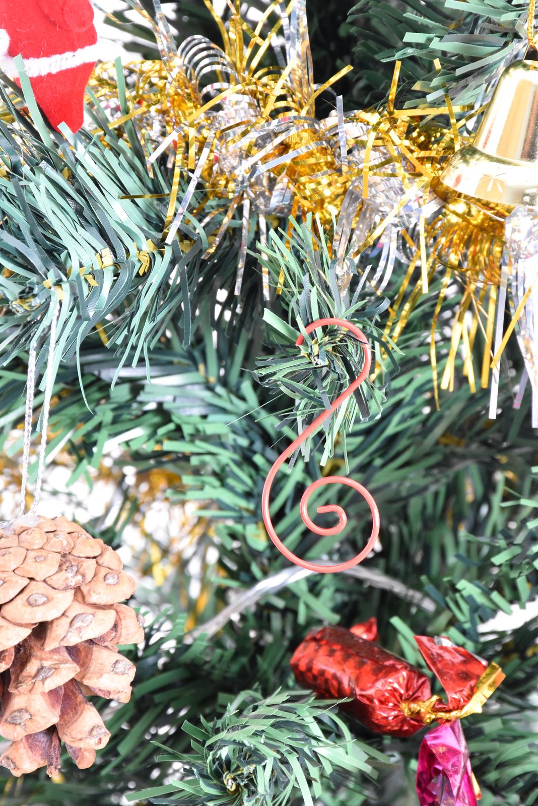 80,100,200 piezas ganchos de metal para árbol de Navidad adorno en forma de S colgador colgante Bauble - Imagen 37 de 58