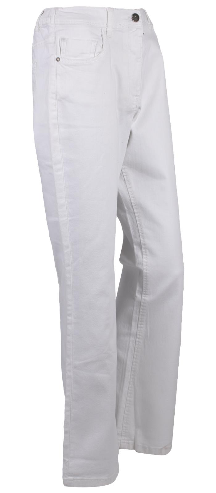 Pantalones de mezclilla elásticos acampanados acampanados con corte bota para mujer - Imagen 28 de 30