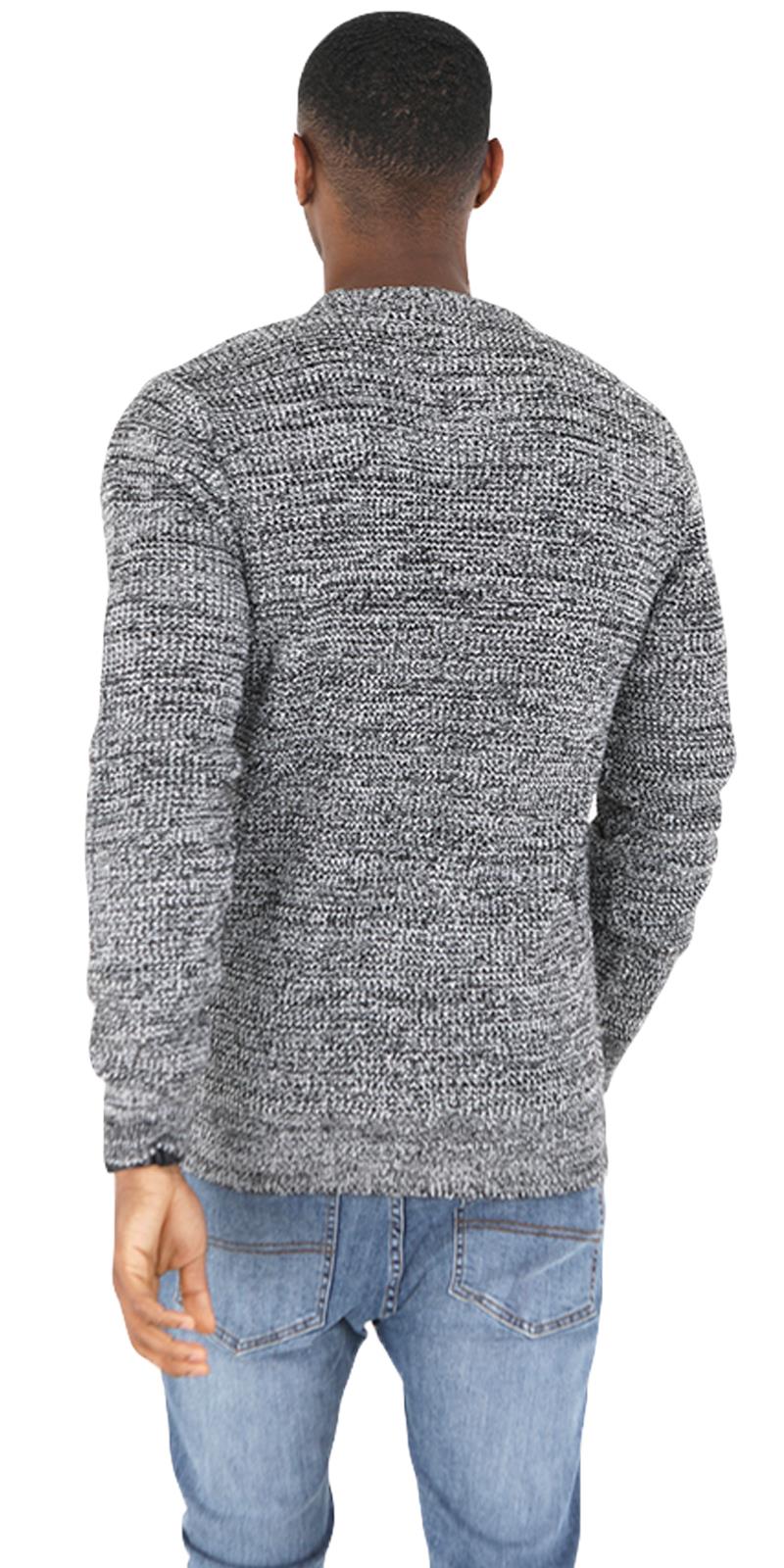 Brave Soul Mens Cable Knit Fisherman Knitted Jumper Weave Warm Pullover Sweater - Picture 14 of 51