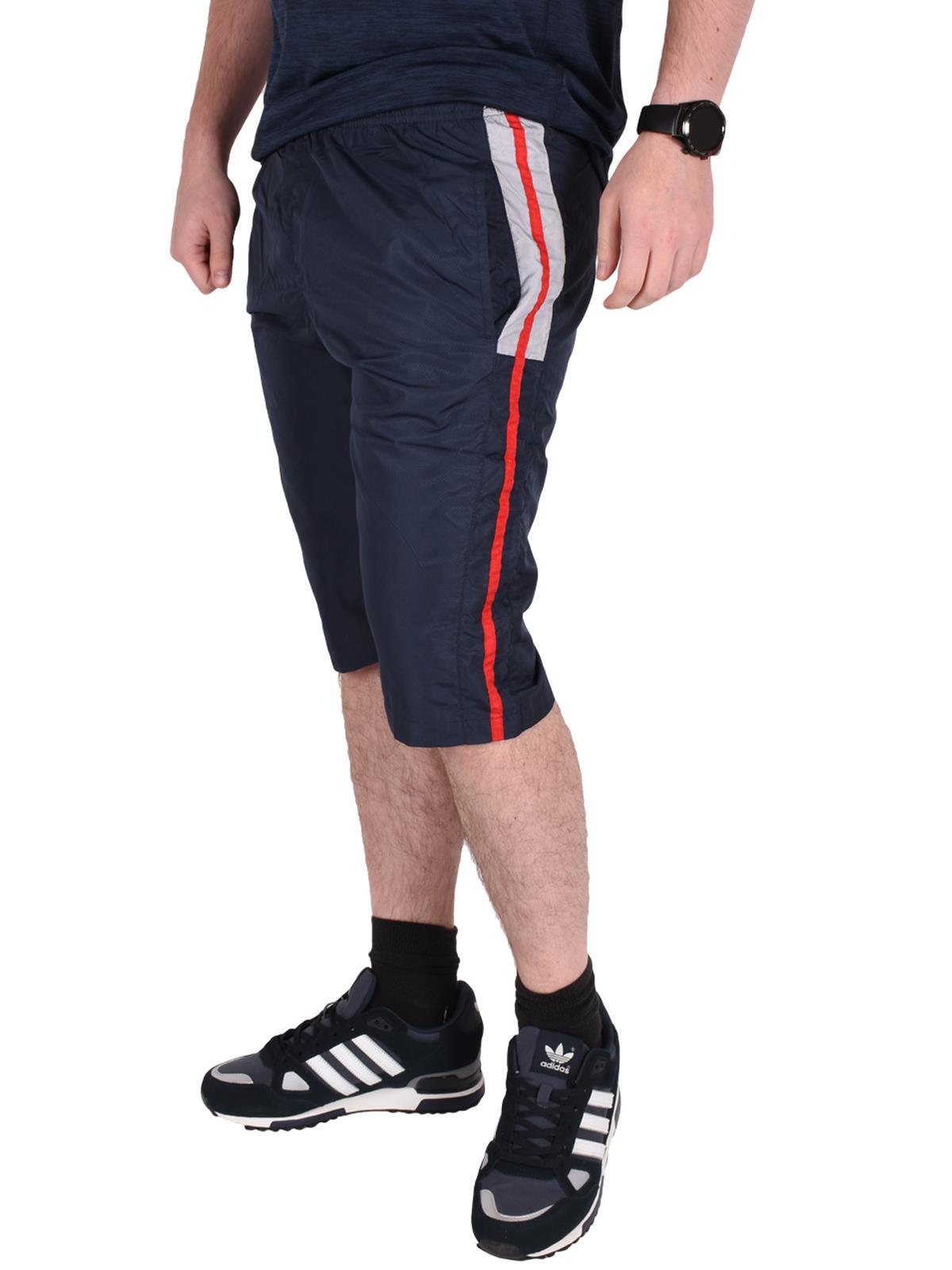 Pantalones Cortos Para Hombre Informales 3/4 Largo Largo Elásticos Ligeros Deportes Gimnasio Pantalones Reino Unido - Imagen 30 de 34