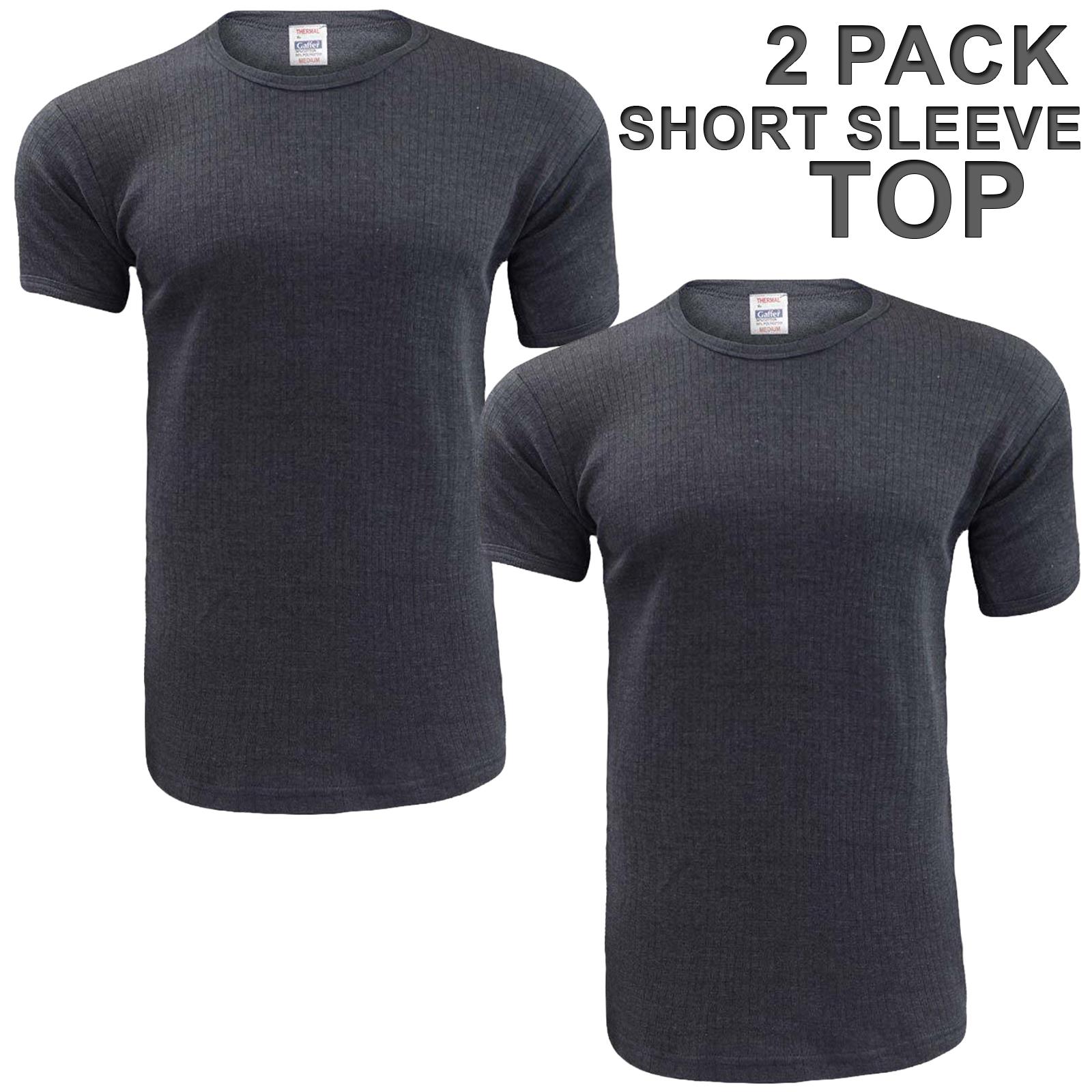 2 x Full Set Mens Thermal Underwear Half Long Sleeve Vest Top Bottom Long Johns - Picture 27 of 38