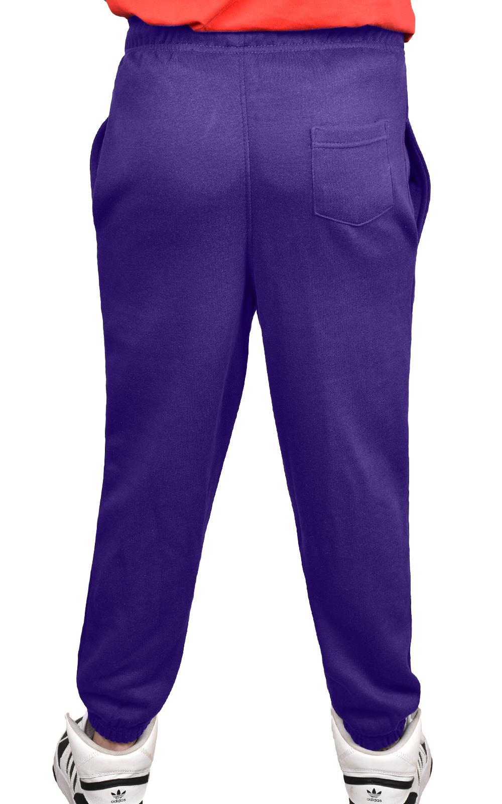 Pantalones de chándal cómodos lisos PE para niños niñas niños pantalones escolares - Imagen 38 de 51