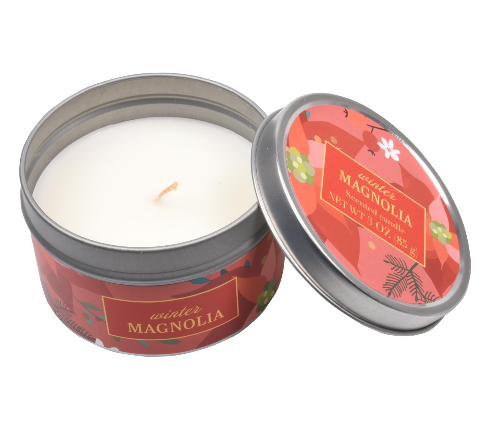 Scented Candles New Set of 3 Festive Christmas Decorative Tin Xmas Gift set - Picture 40 of 99