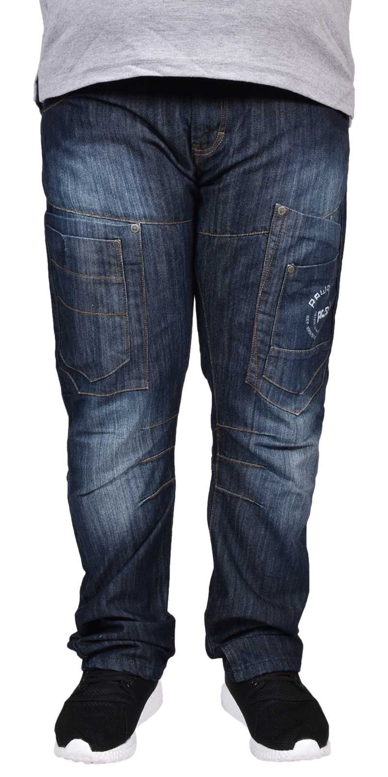 Pantalones de mezclilla informales de combate de carga para hombre pierna recta cintura 42-54 L 32 - Imagen 18 de 33
