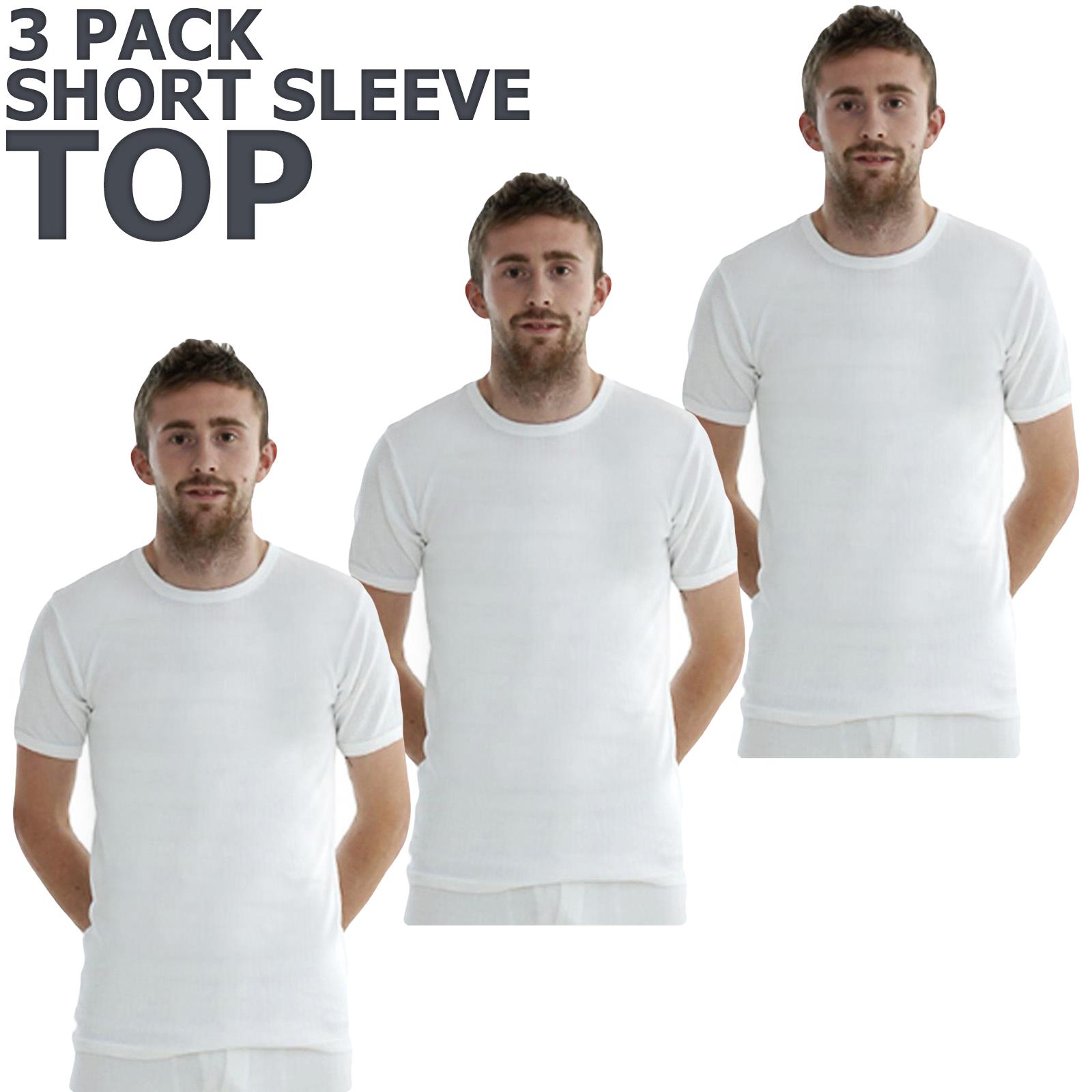 3, 4 Pack Mens Thermal Long Sleeves Shirts Top Winter Warm Long Johns Vest - Picture 21 of 40