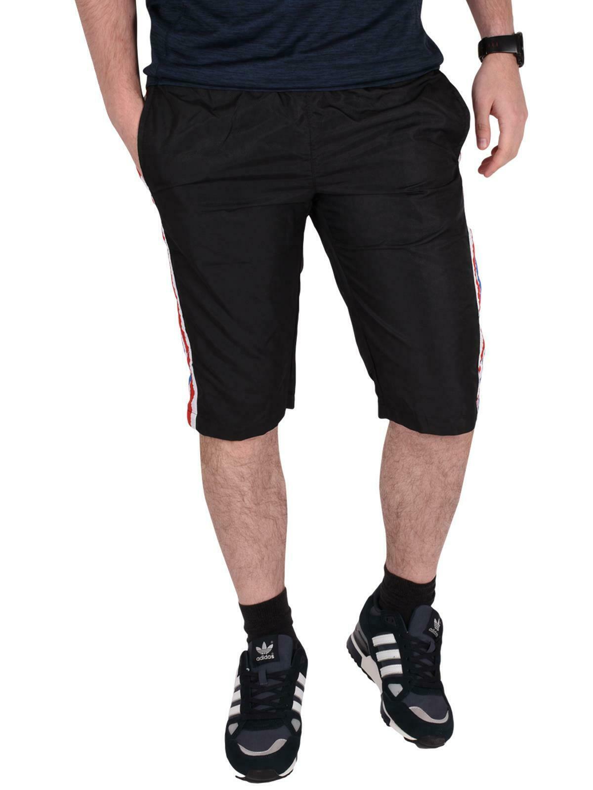 Pantalones Cortos Para Hombre Informales 3/4 Largo Largo Elásticos Ligeros Deportes Gimnasio Pantalones Reino Unido - Imagen 18 de 34