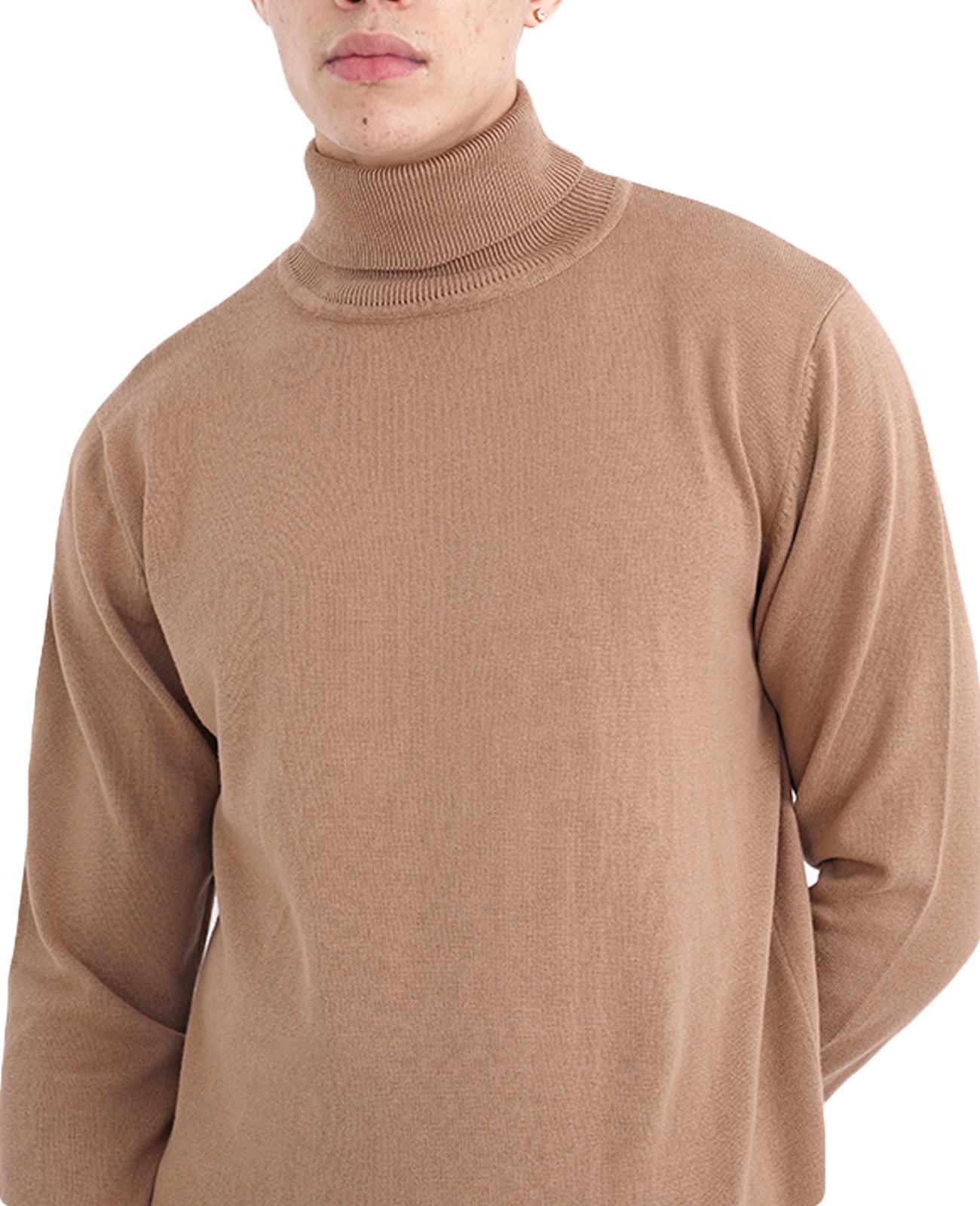 Brave Soul Mens Cable Knit Fisherman Knitted Jumper Weave Warm Pullover Sweater - Picture 32 of 51