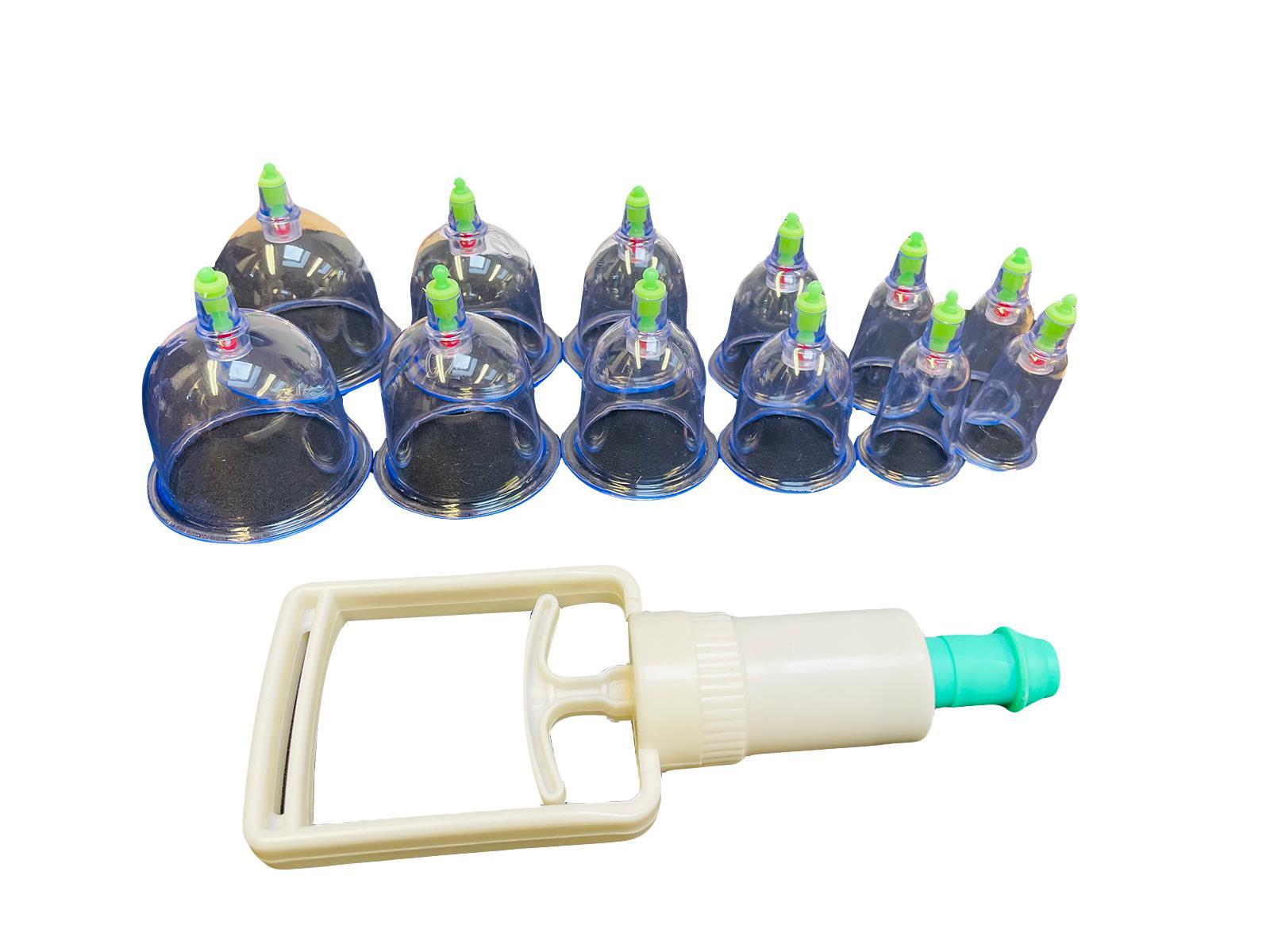 12PCS Vacuum Cupping Set Massage Therapy Cups Suction Health Acupuncture UK - Produktbild 1