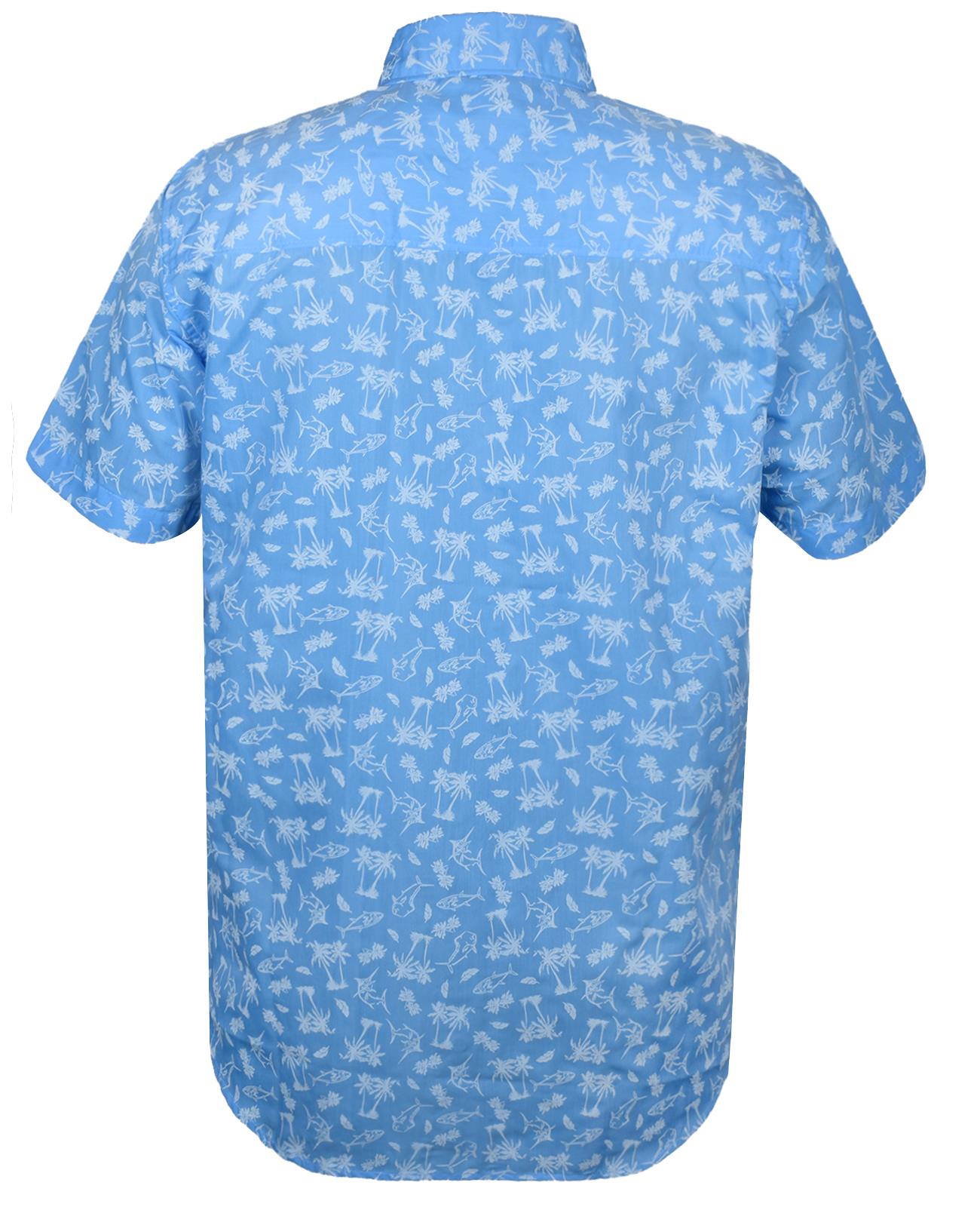 Camisa Hawaiana Para Hombres Playa Palmera Floral Vacaciones de Verano Camisas Manga Corta - Imagen 22 de 28
