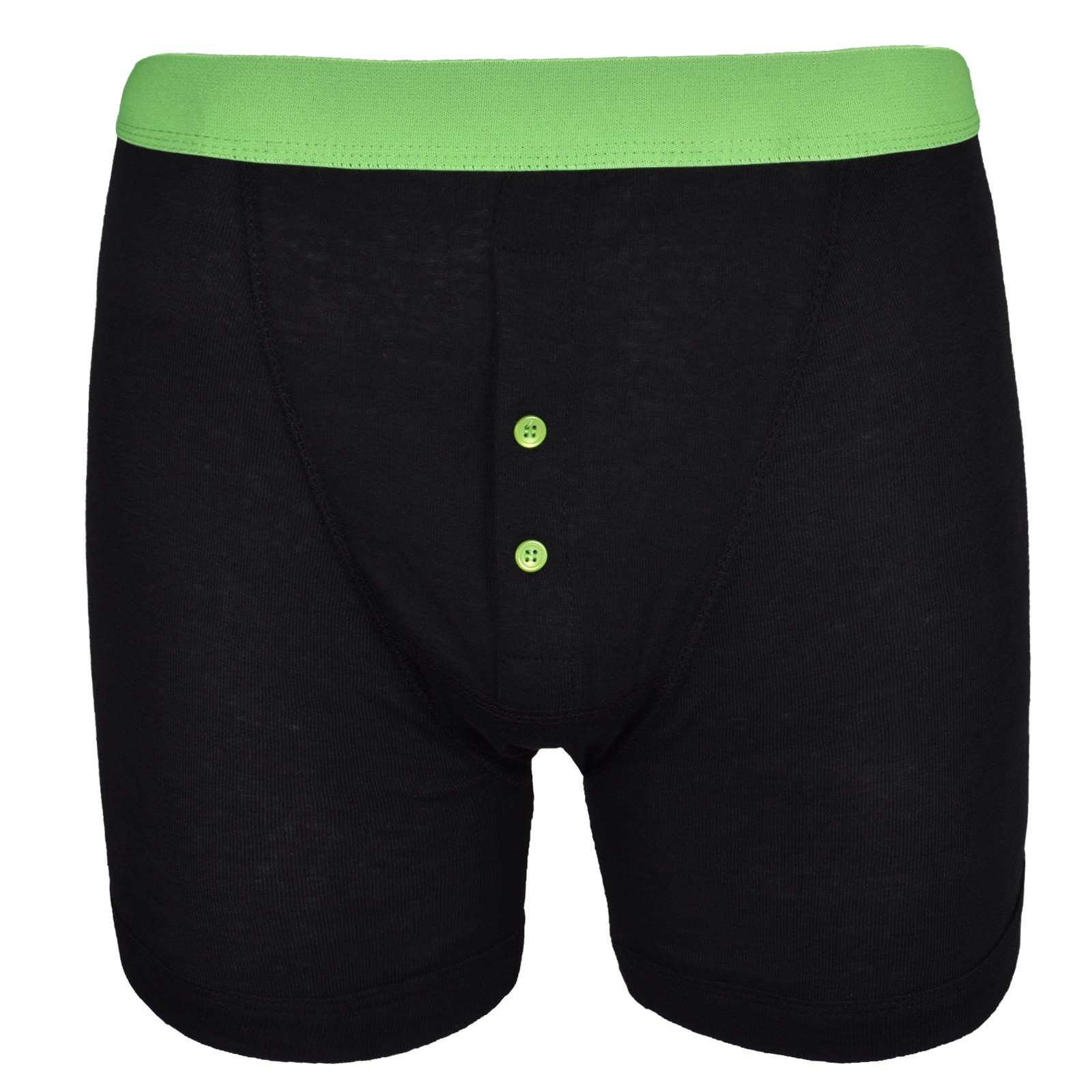 12 Pack Men Boxer Short Neon Waistband Black Boxers Soft Cotton Sports Underwear - Picture 16 of 24