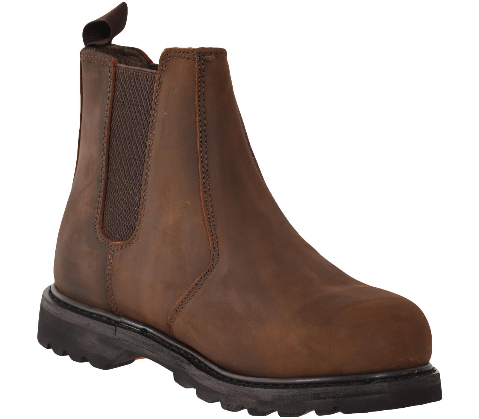 Mens Safety Boots Chelsea Dealer Ankle 
