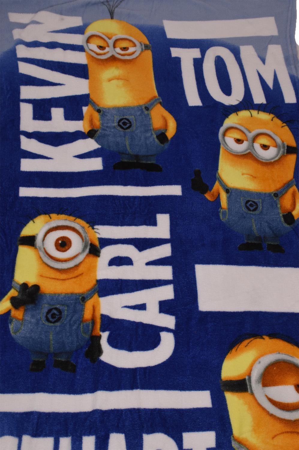2&4Pack Kids Fleece Blanket Throw Over Super Soft Novelty Character Bed Blanket - Picture 23 of 27