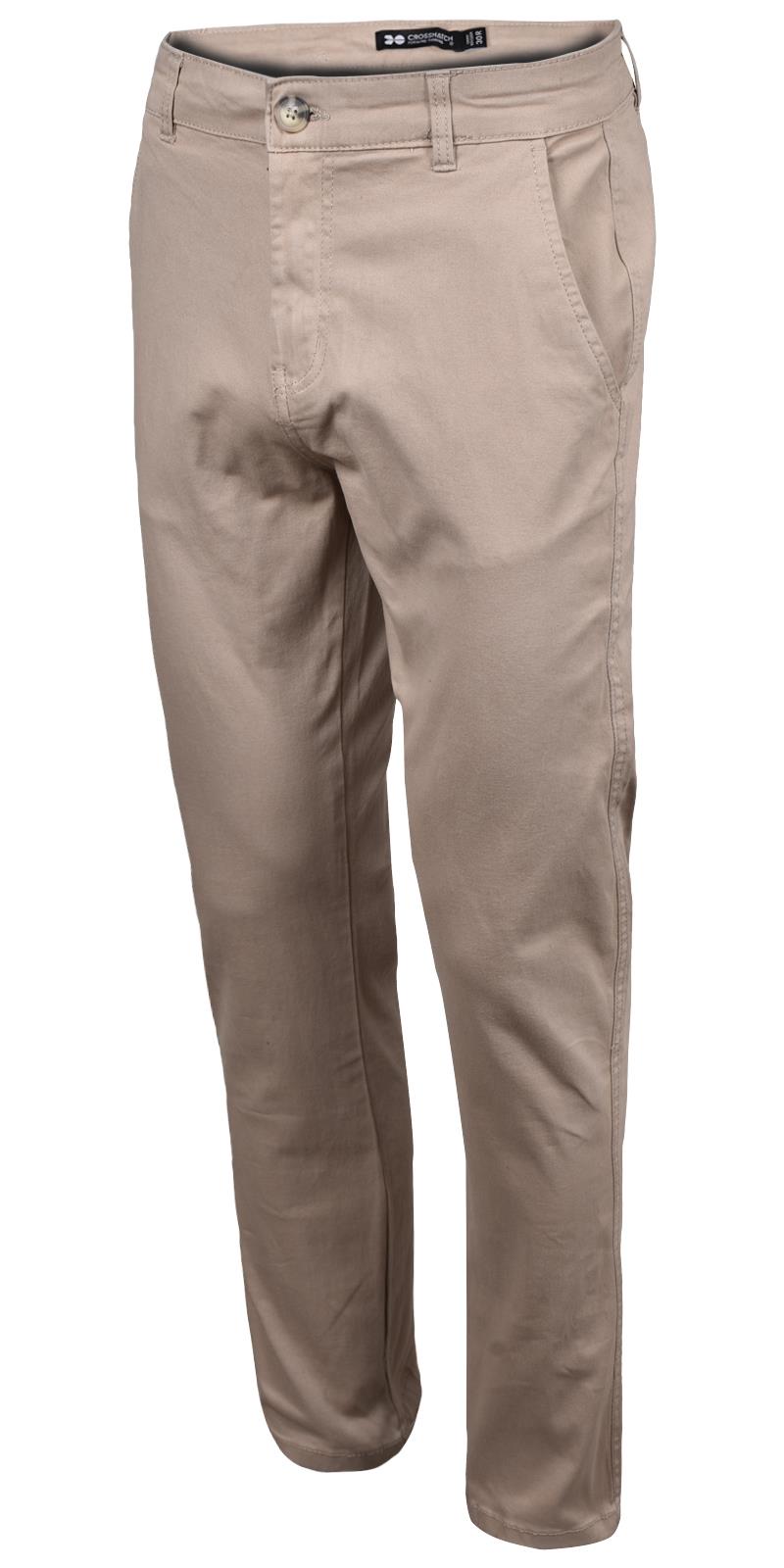 Pantalones de mezclilla CROSSHATCH para hombre elásticos chinos de diseñador informales de trabajo baratos - Imagen 11 de 74
