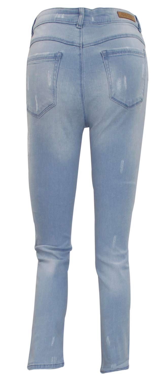 Only Jeans Donna Pantaloni Jeans Skinny Fit Denim Stretch Donna Pantaloni Pantaloni effetto vissuto NUOVO