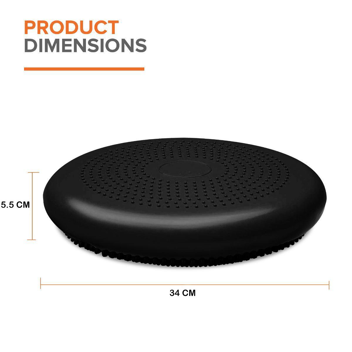 Cojín inflable de equilibrio oscilante disco de estabilidad yoga tabla de aire ayuda de entrenamiento - Imagen 4 de 16