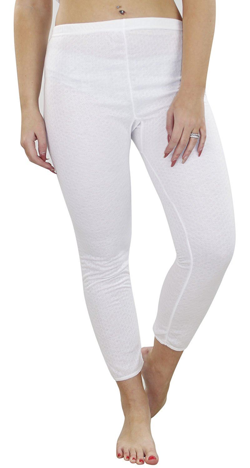 Ladies Thermal Underwear Top Long Sleeve Tshirt Vest Legging Bottom Long Janes - 第 15/28 張圖片