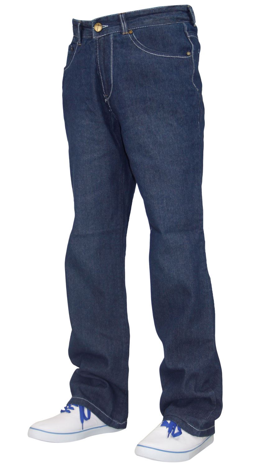 Hommes Denim Jeans Slim Bootcut Coupe Standard Pantalon ...