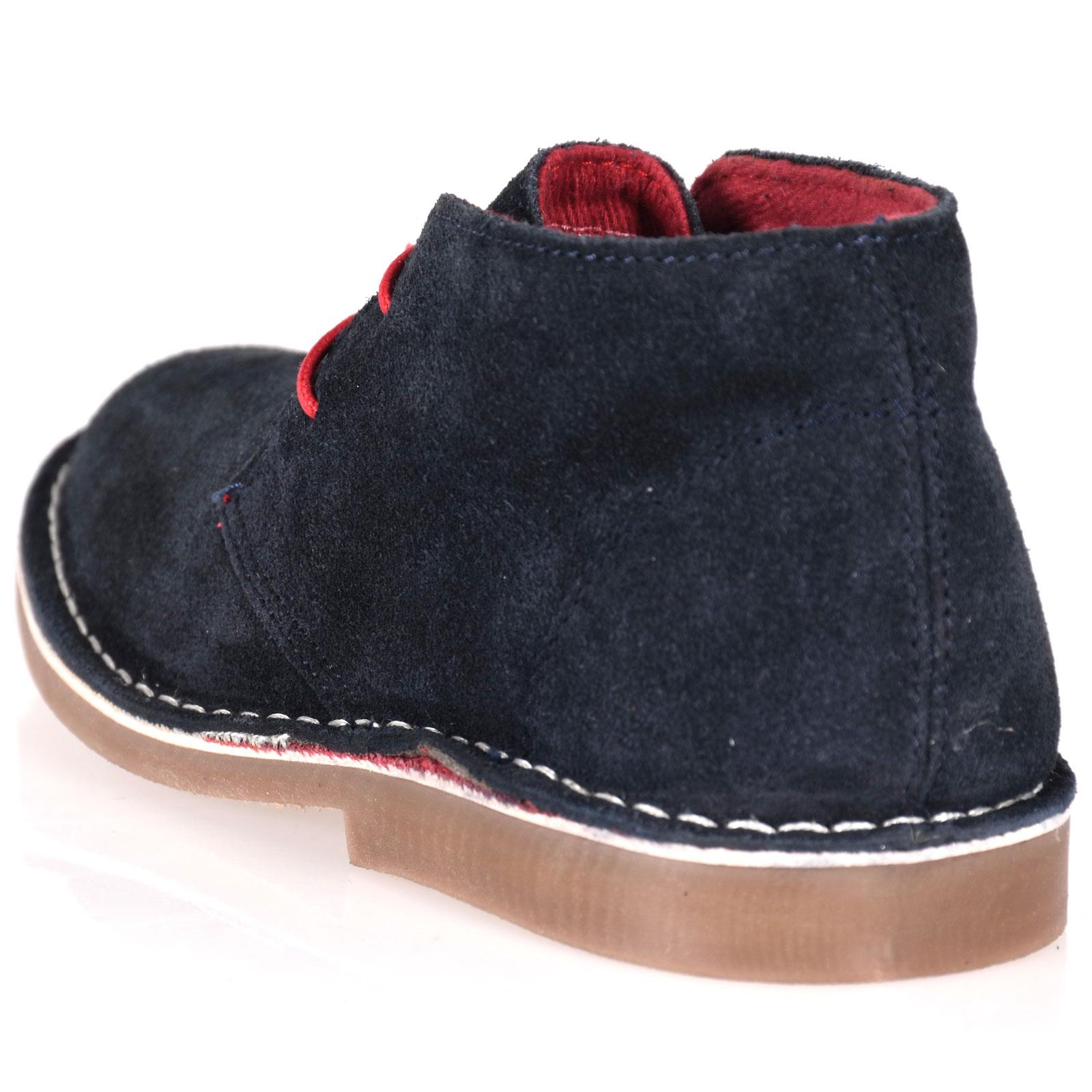 Silver Street Boys Desert Boots Lace up Suede Leather Chukka Casual Ankle Boots eBay