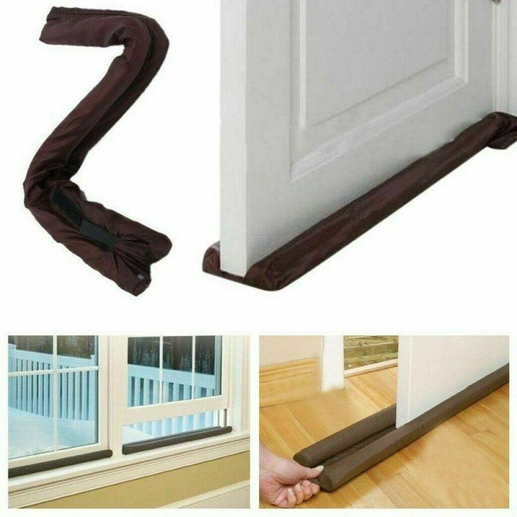 Dual Draft Guard Air Stopper Twin Double Draught Excluder Insulator