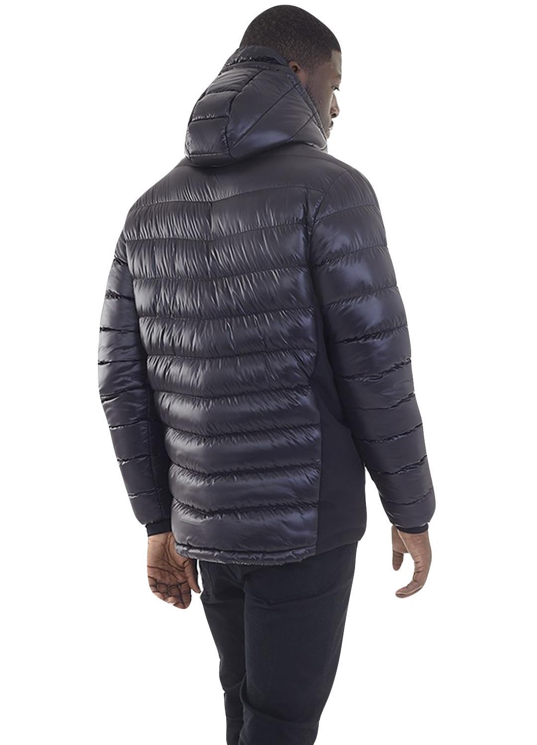 Mens Winter Jacket Warm Padded Puffer Bubble Down Coat Quilted Zip Outwear - Picture 13 of 19